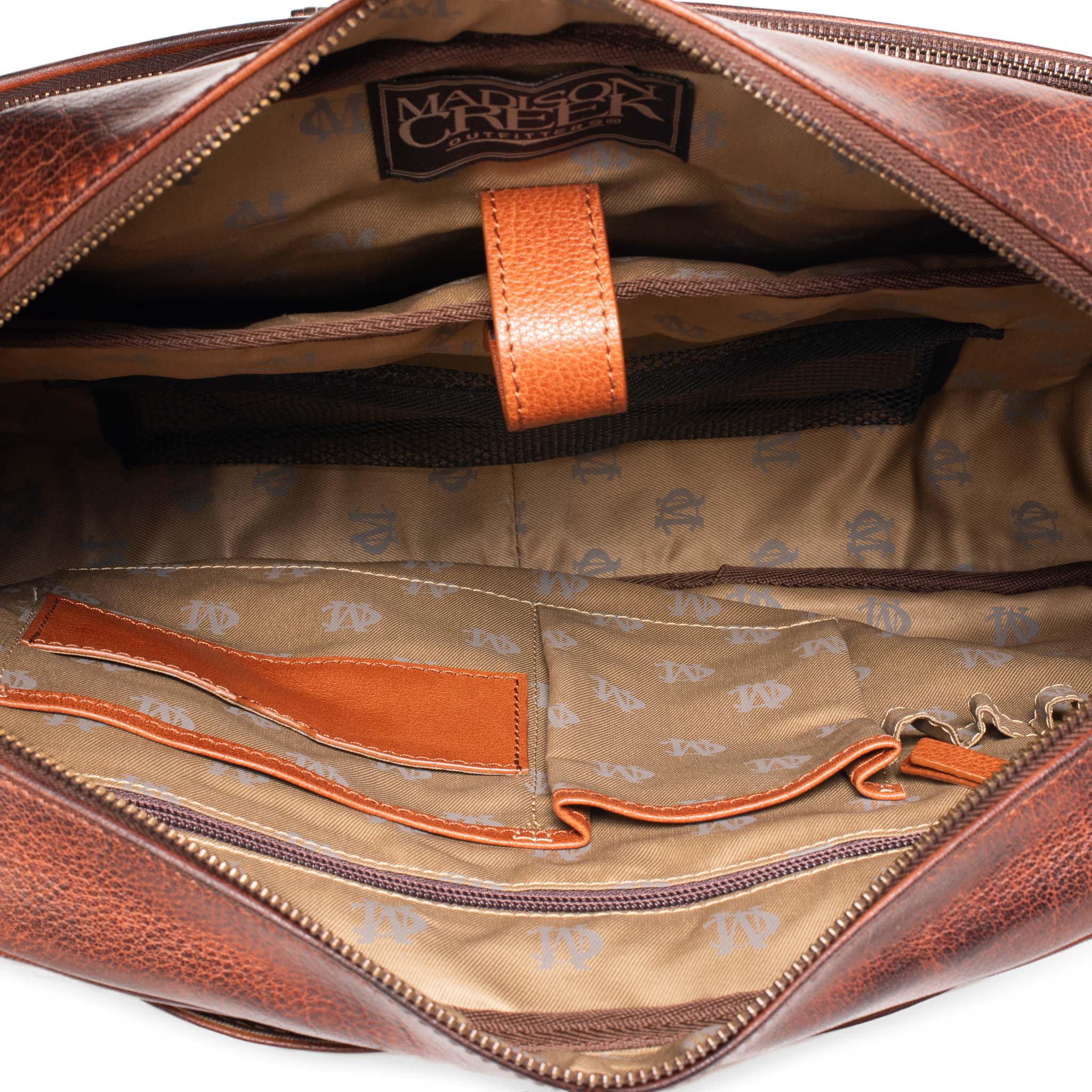 Madison Creek Buffalo Hide Lodge Bag - Image 8