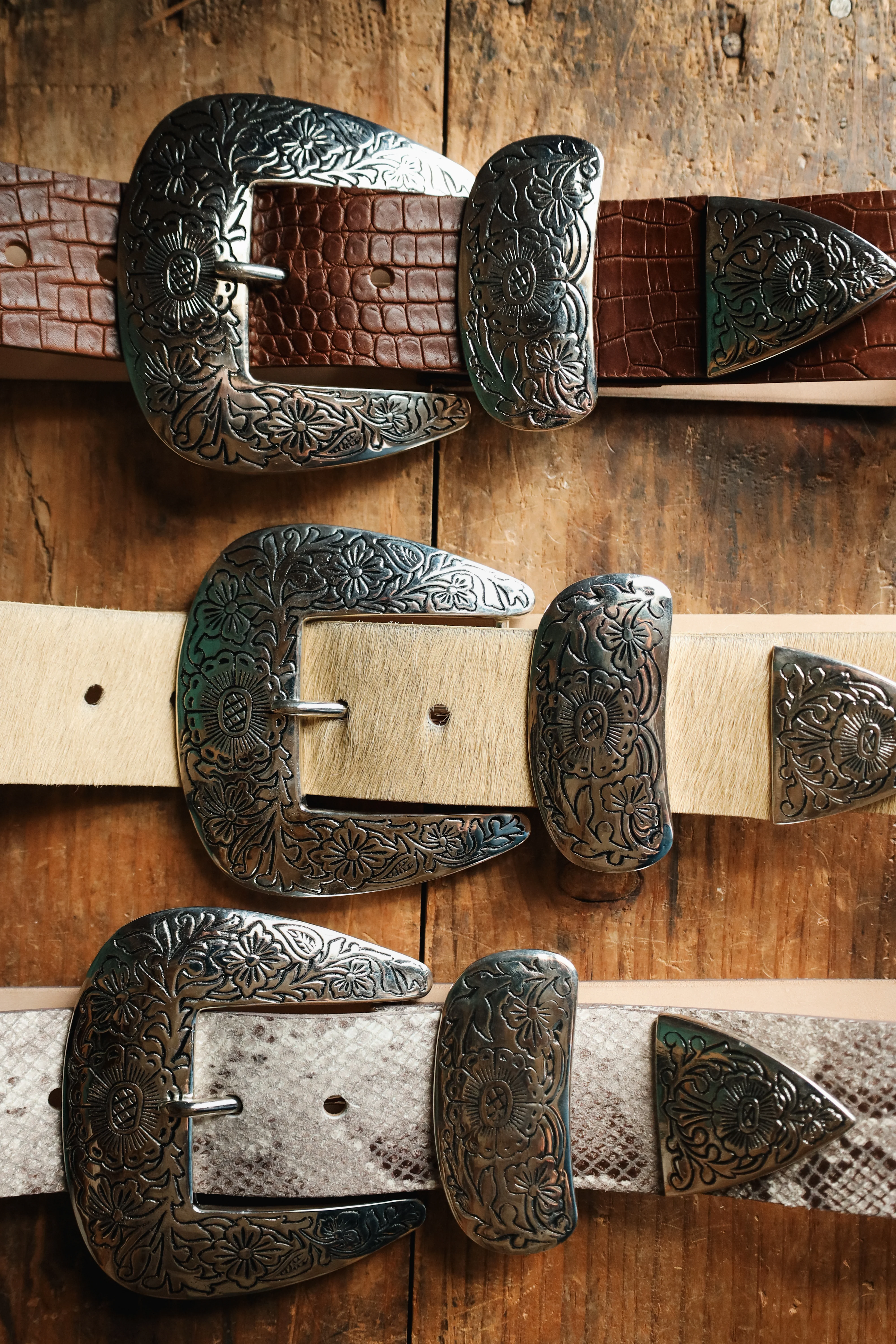 STREETS AHEAD BIG BUCKLE BELT- CROC COGNAC - Image 7