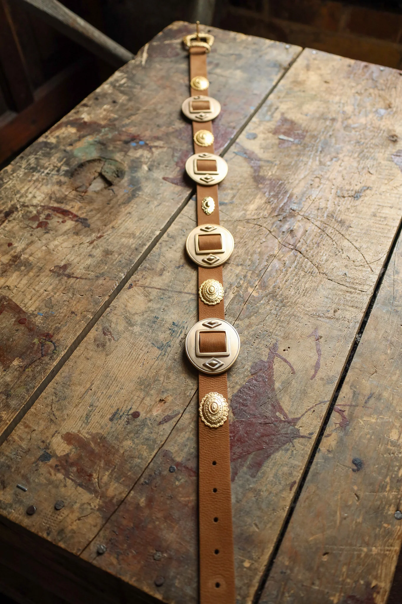 Streets Ahead Gold Concho Belt - Image 5