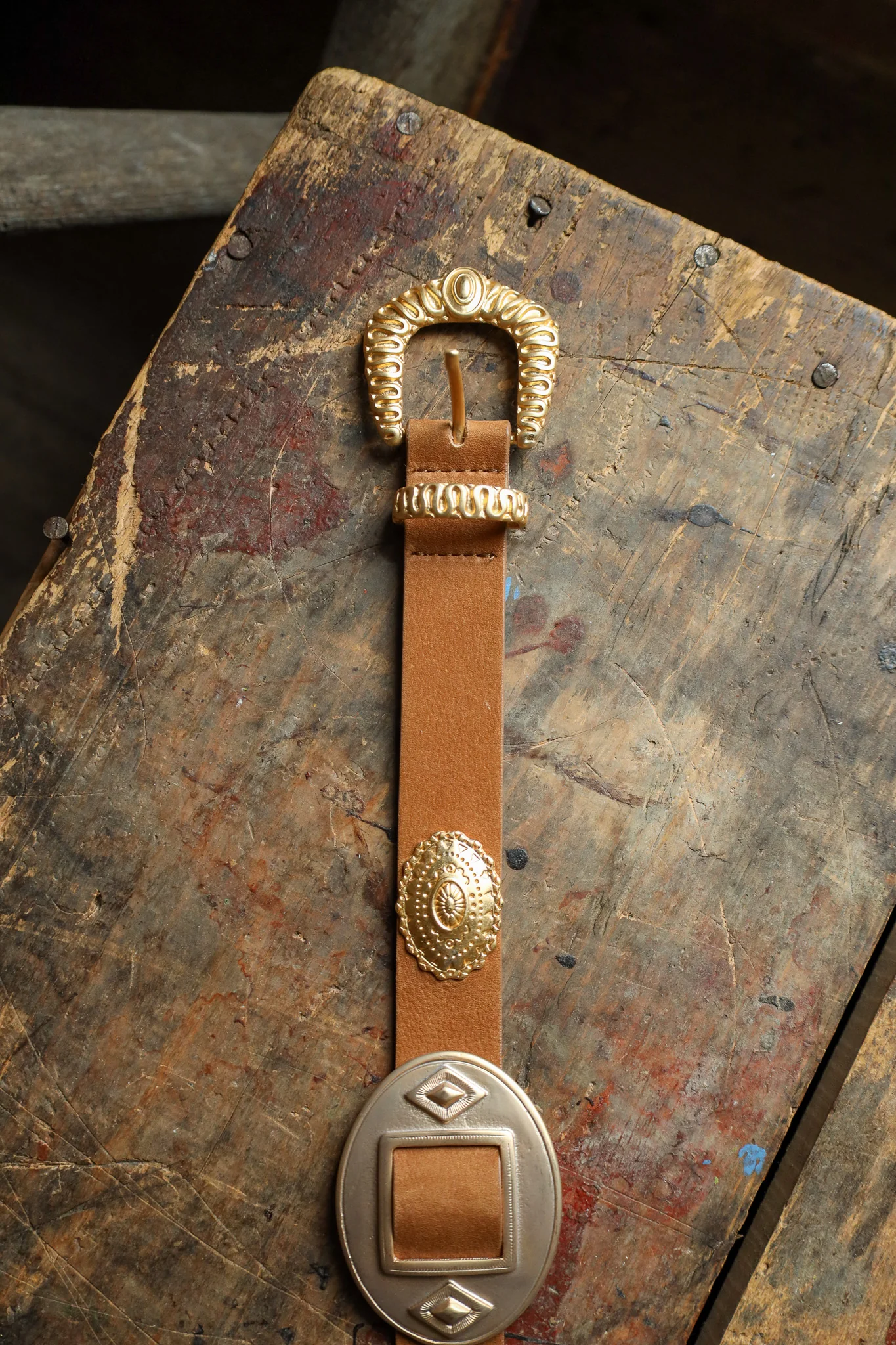 Streets Ahead Gold Concho Belt - Image 6