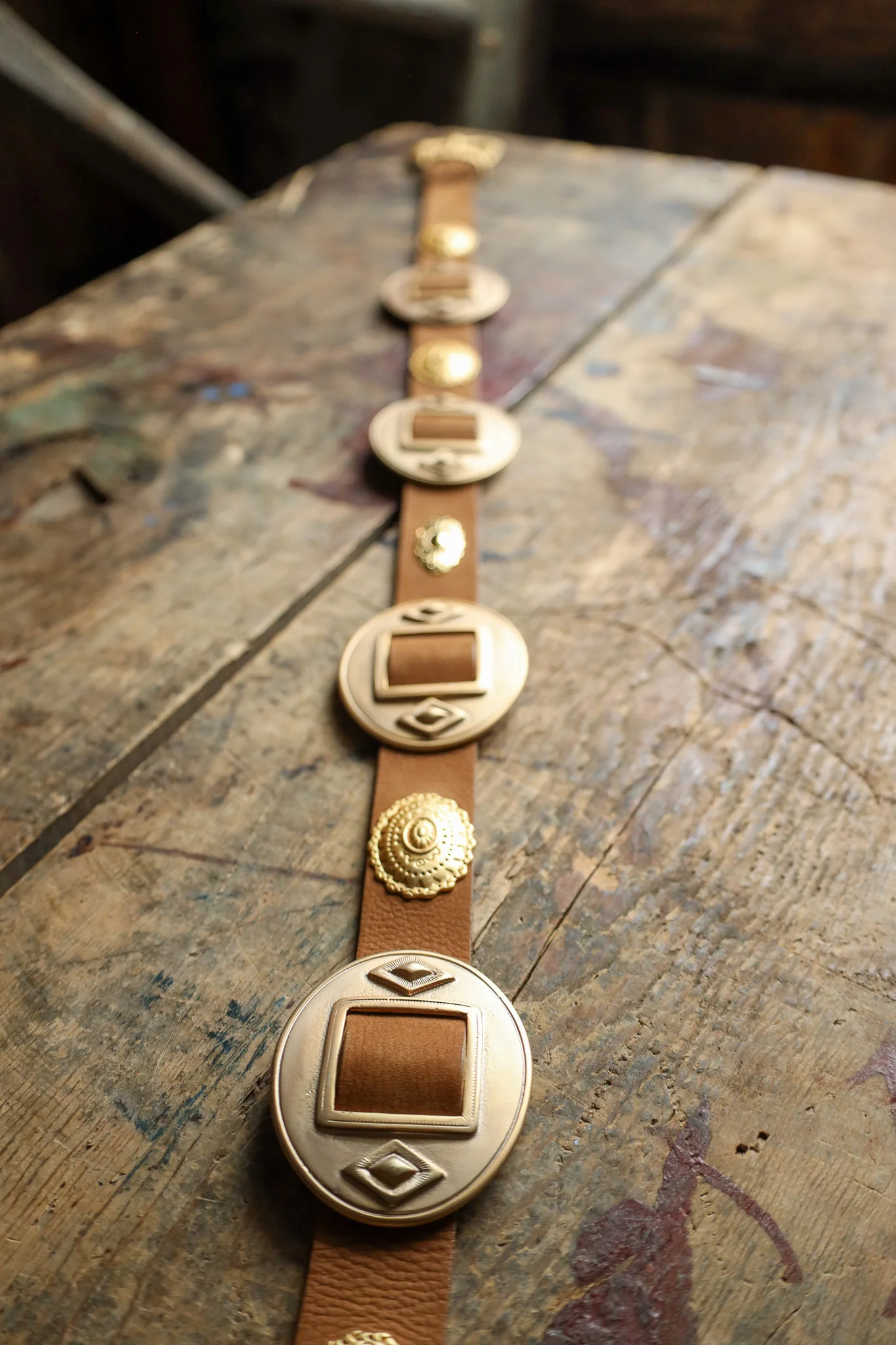 Streets Ahead Gold Concho Belt - Image 7