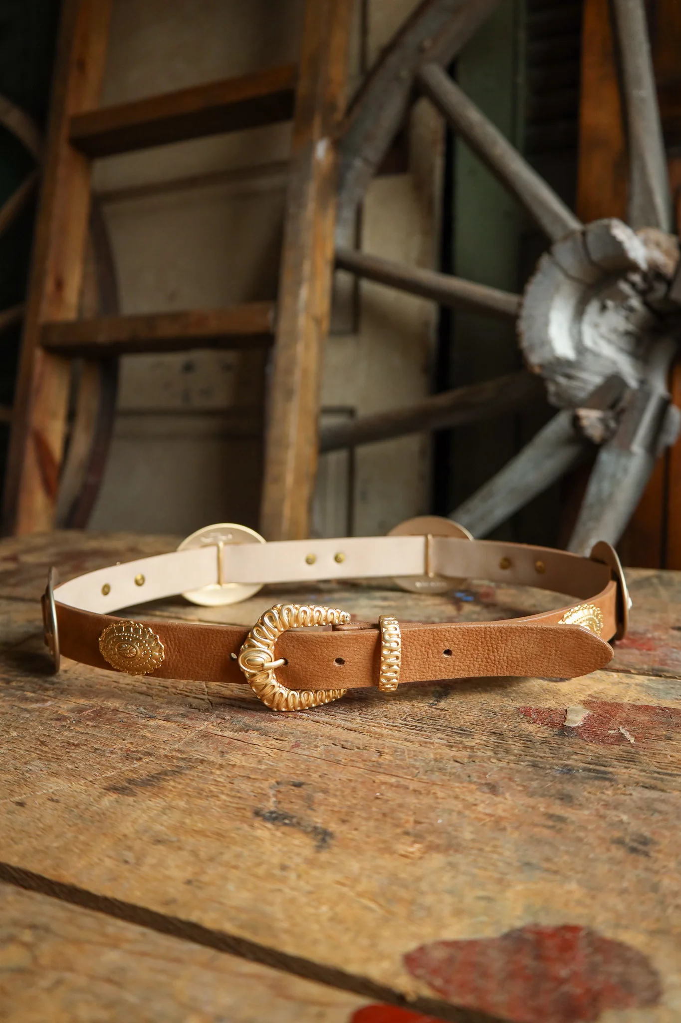 Streets Ahead Gold Concho Belt - Image 8