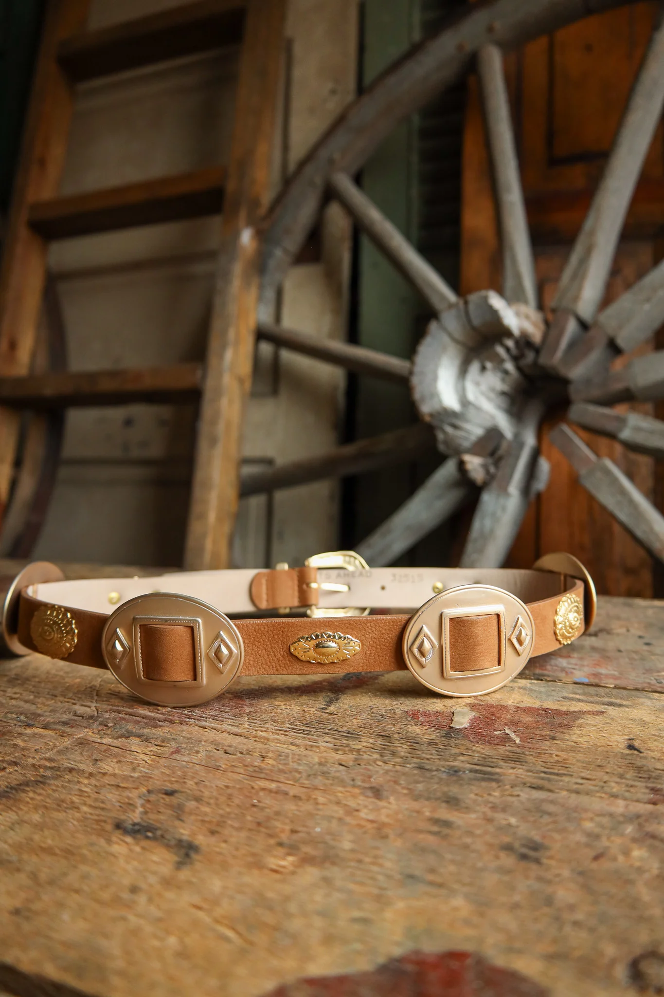 Streets Ahead Gold Concho Belt - Image 9