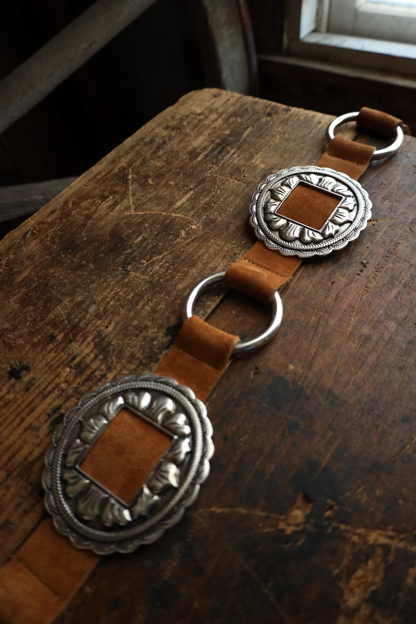 Streets Ahead Lilienne Concho Belt- Tan - Image 4