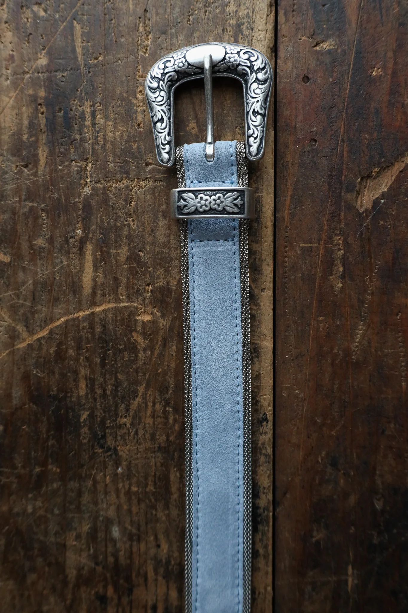 Streets Ahead Western Buckle Set With Mesh Trim Belt - Image 3