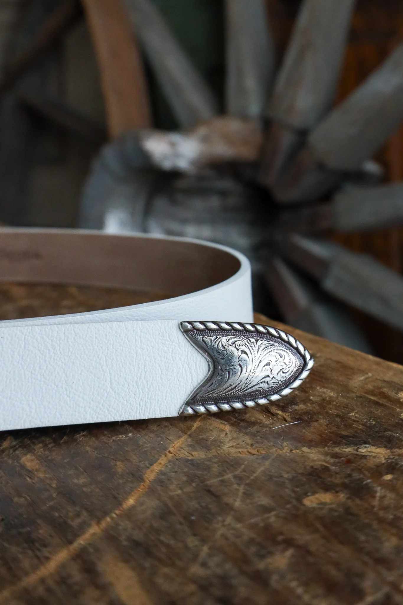 Streets Ahead Western Silver Buckle Set Belt - Image 9