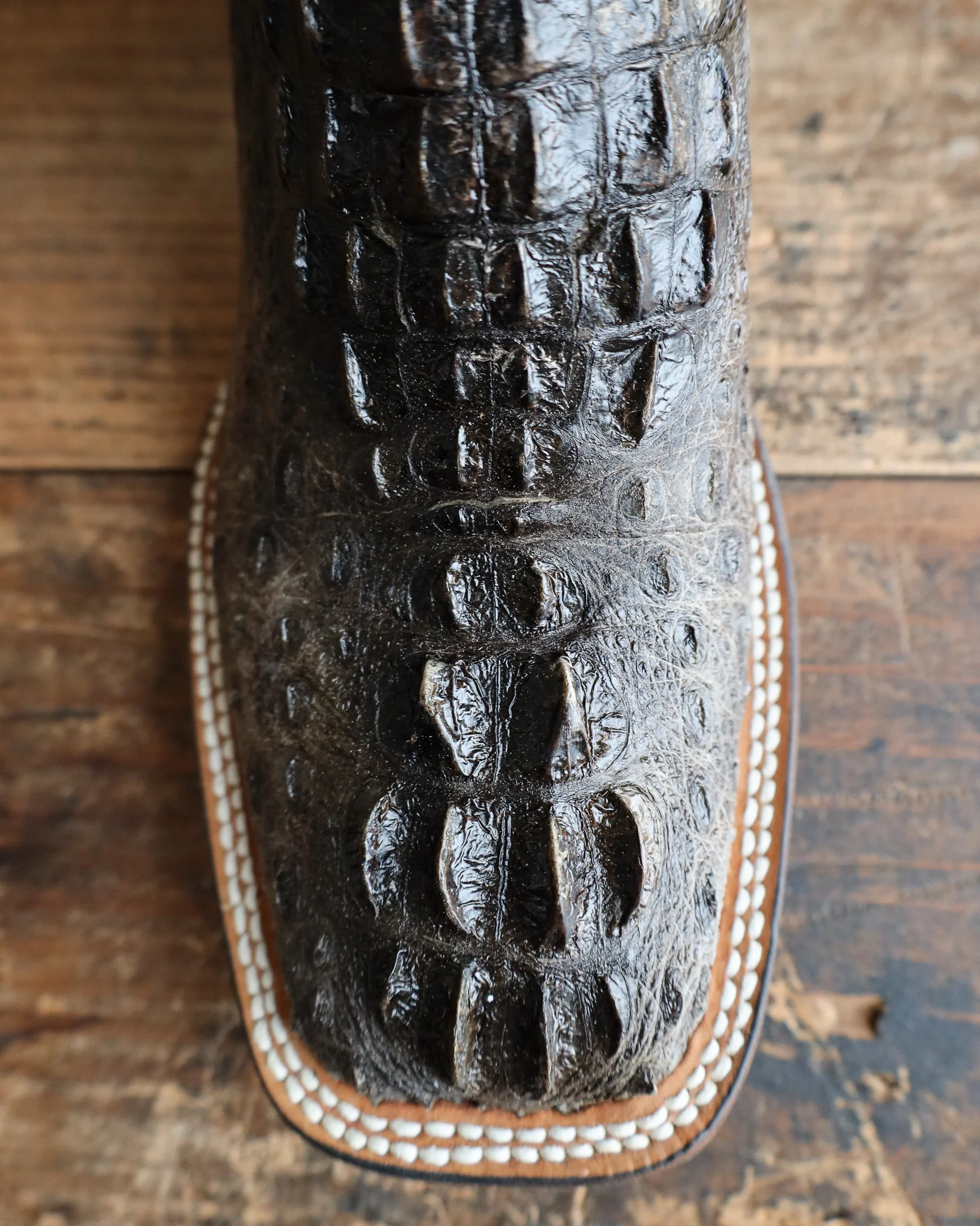 Black Jack Men's Lonestar Hornback Caiman 12" Boot - Image 5