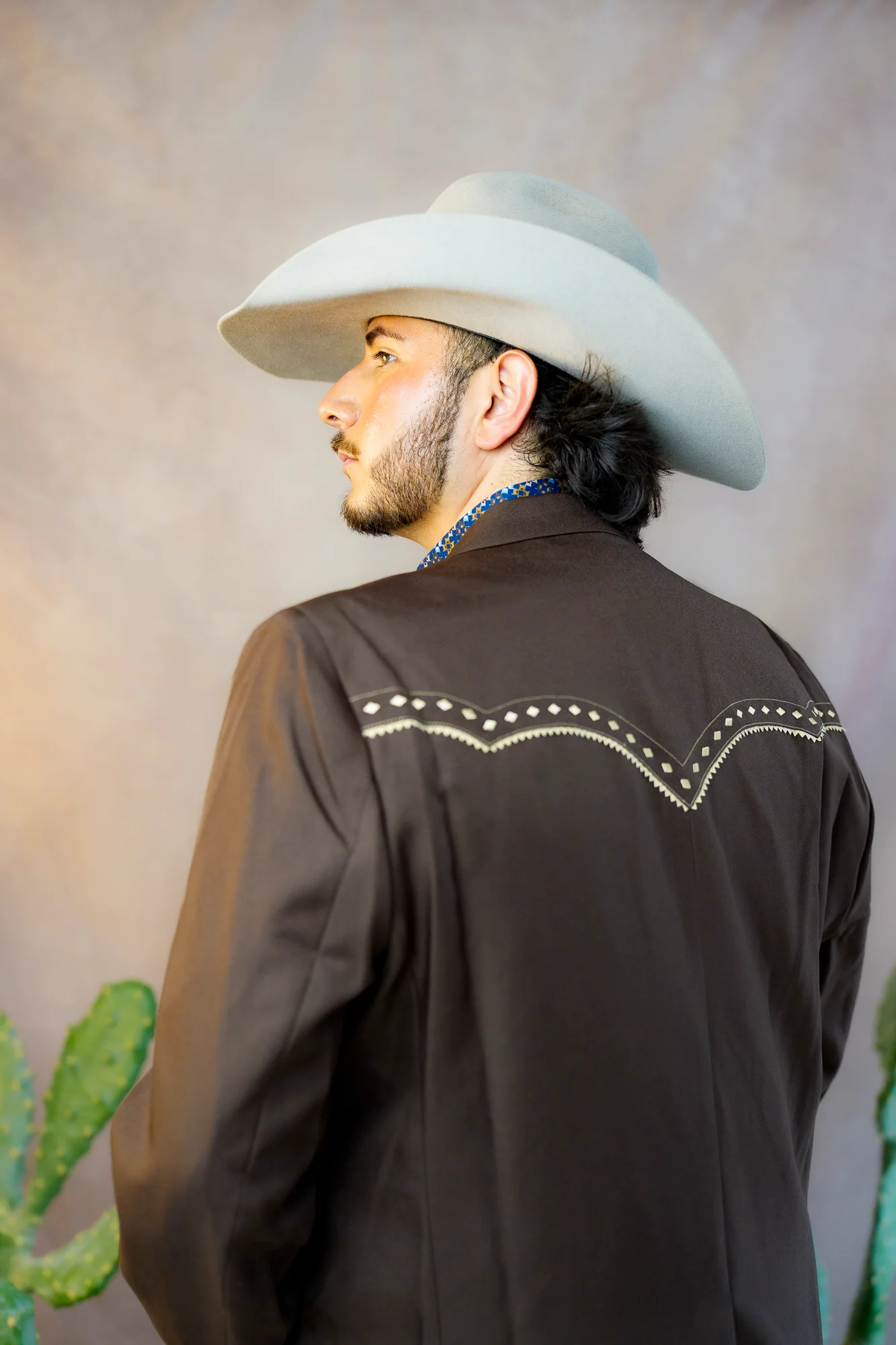 Scully Chocolate Diamond Yoke Blazer - Image 4