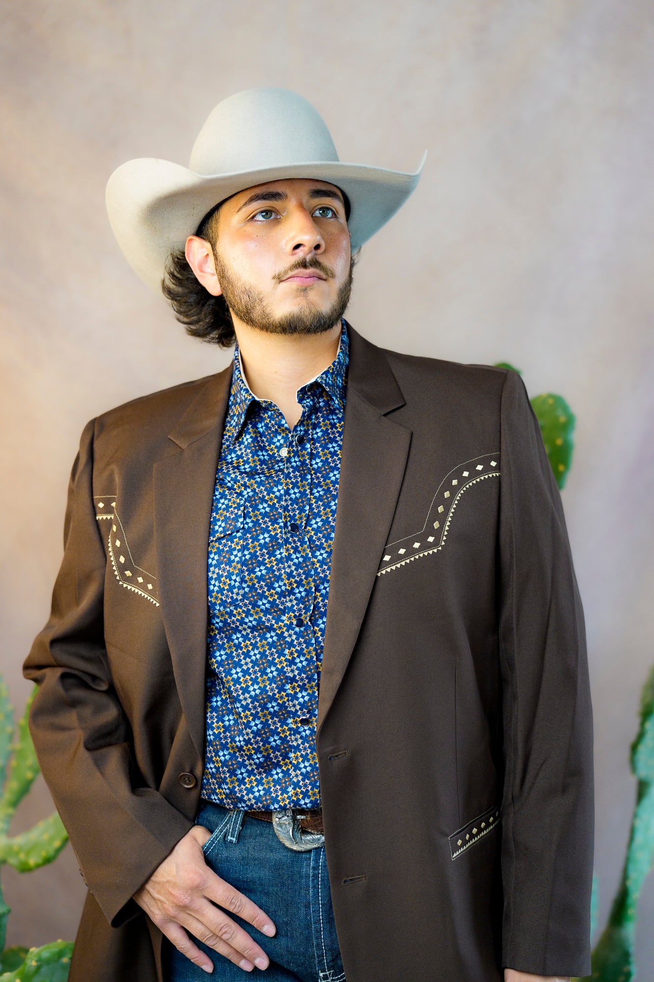 Scully Chocolate Diamond Yoke Blazer - Image 6