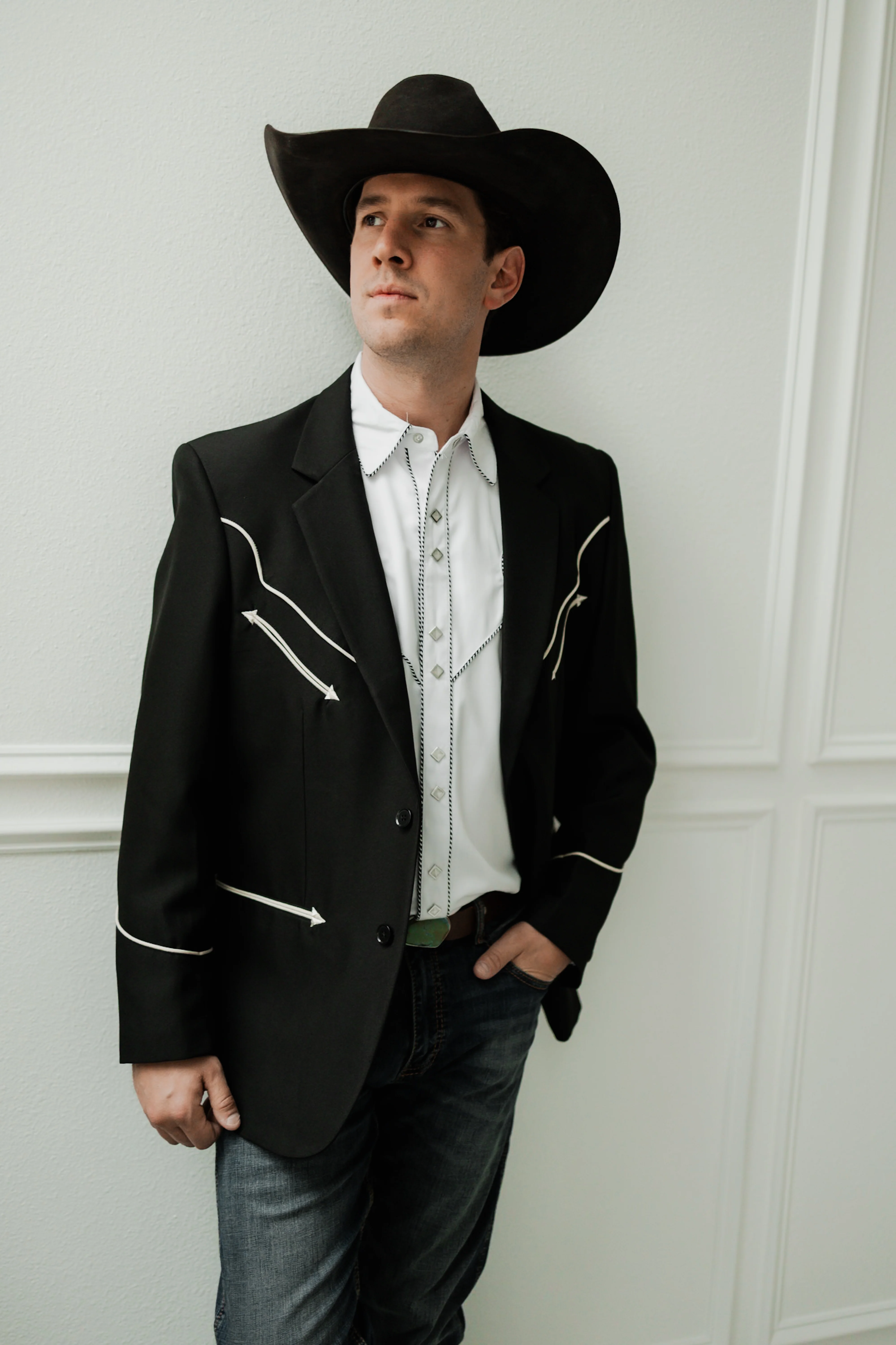 SCULLY MEN'S PIPED BLAZER - Image 4