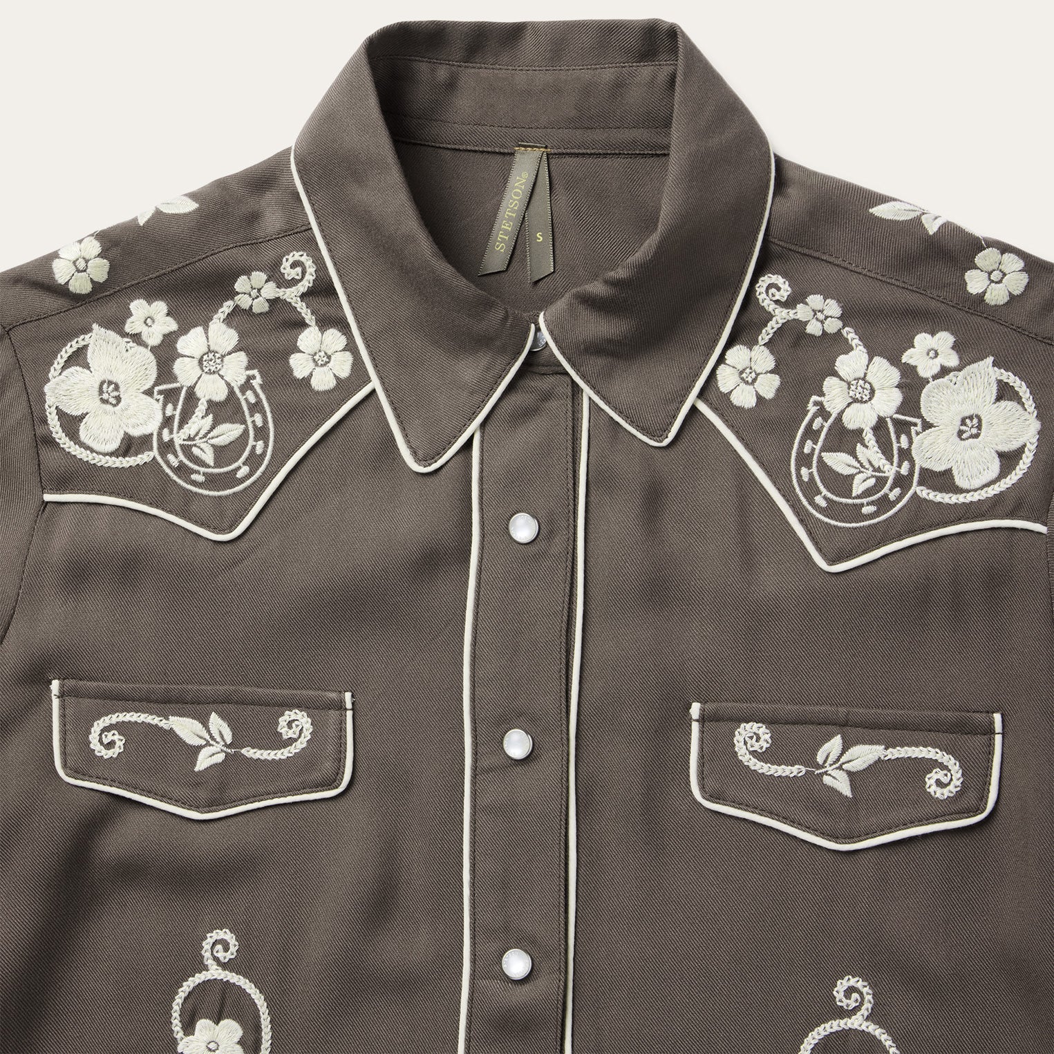 Stetson Embroidered Retro Western Blouse - Image 3