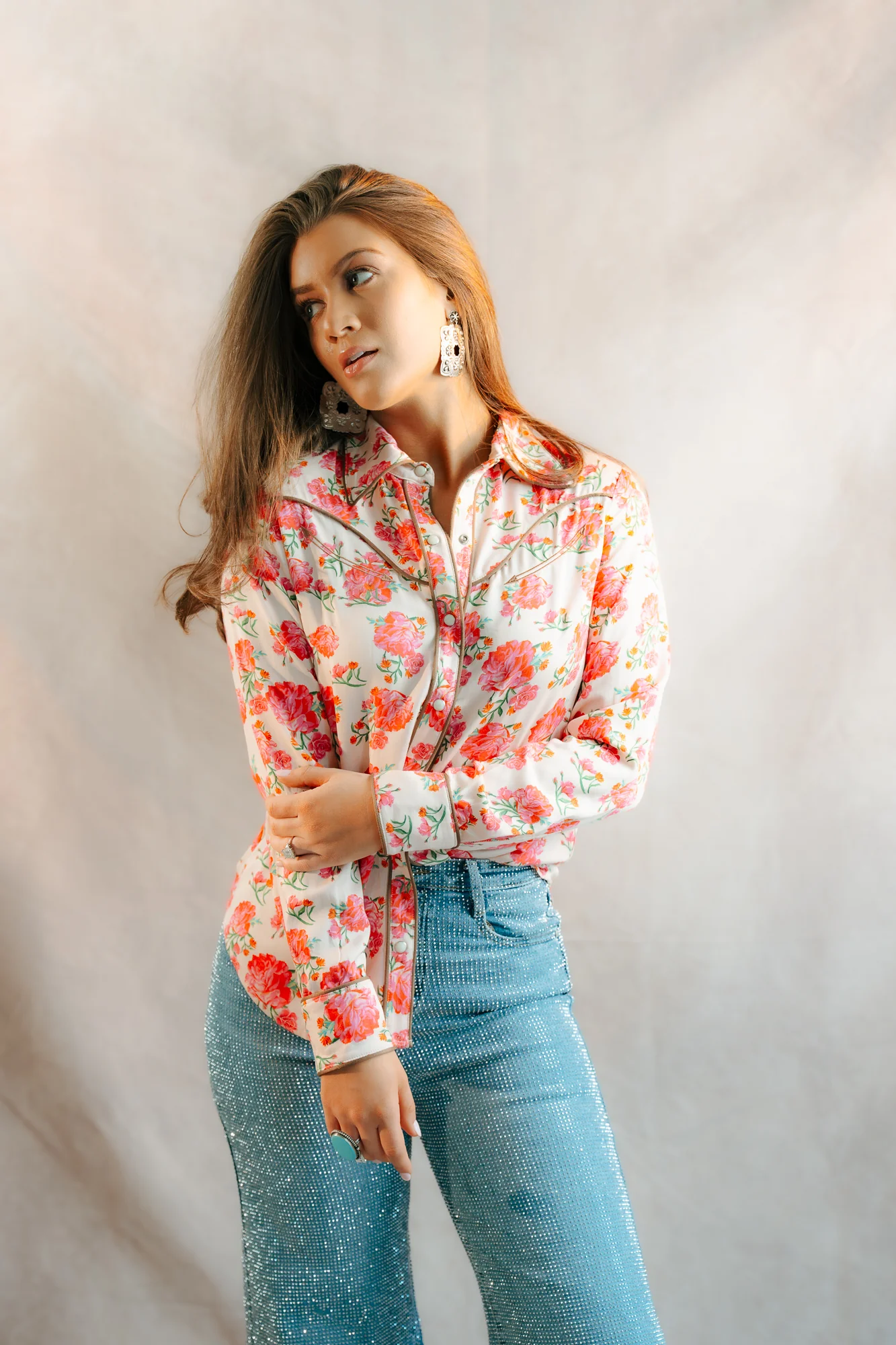 Rodeo Quincy Wild Rose Blouse - Image 4