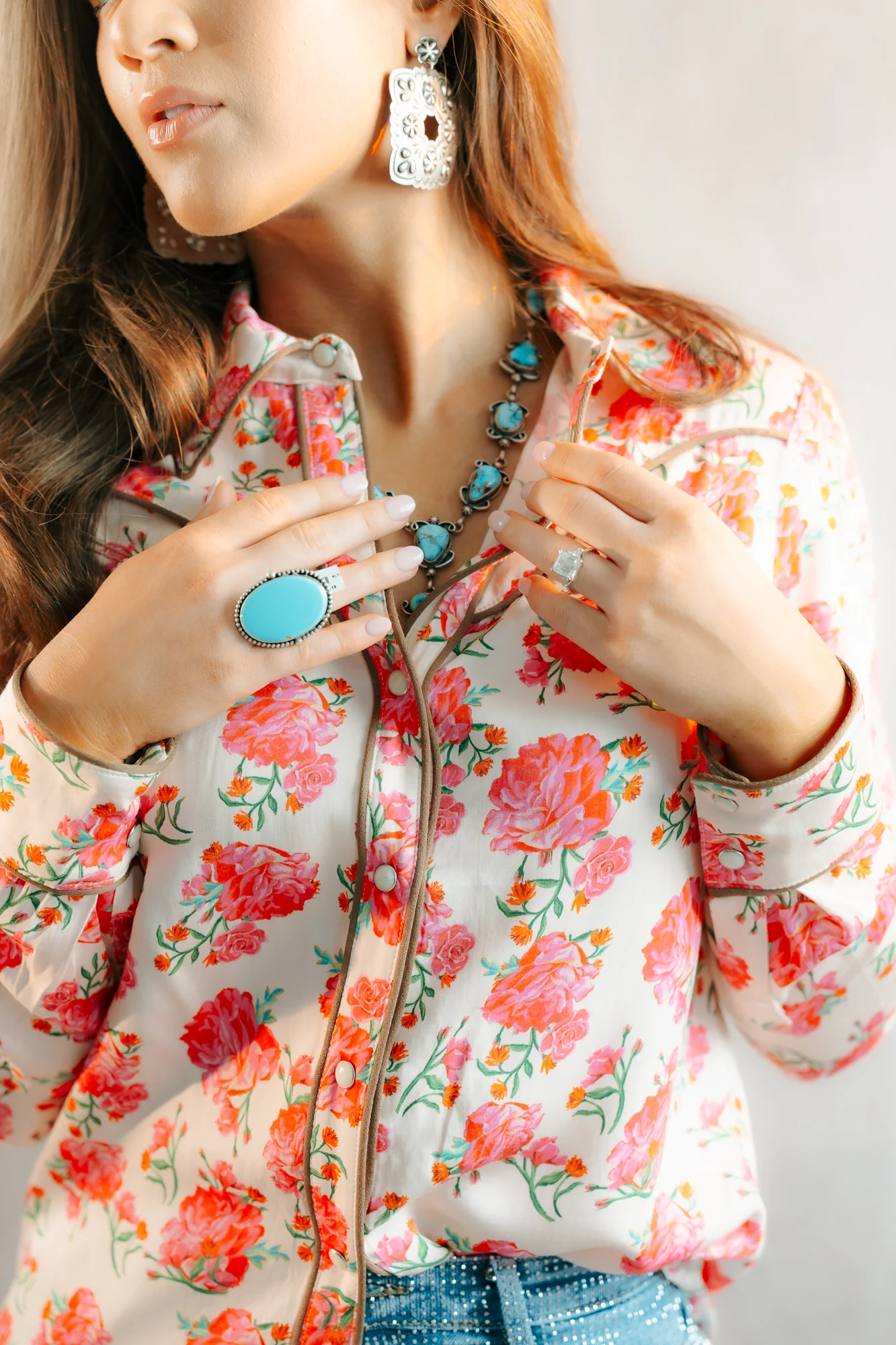 Rodeo Quincy Wild Rose Blouse - Image 5