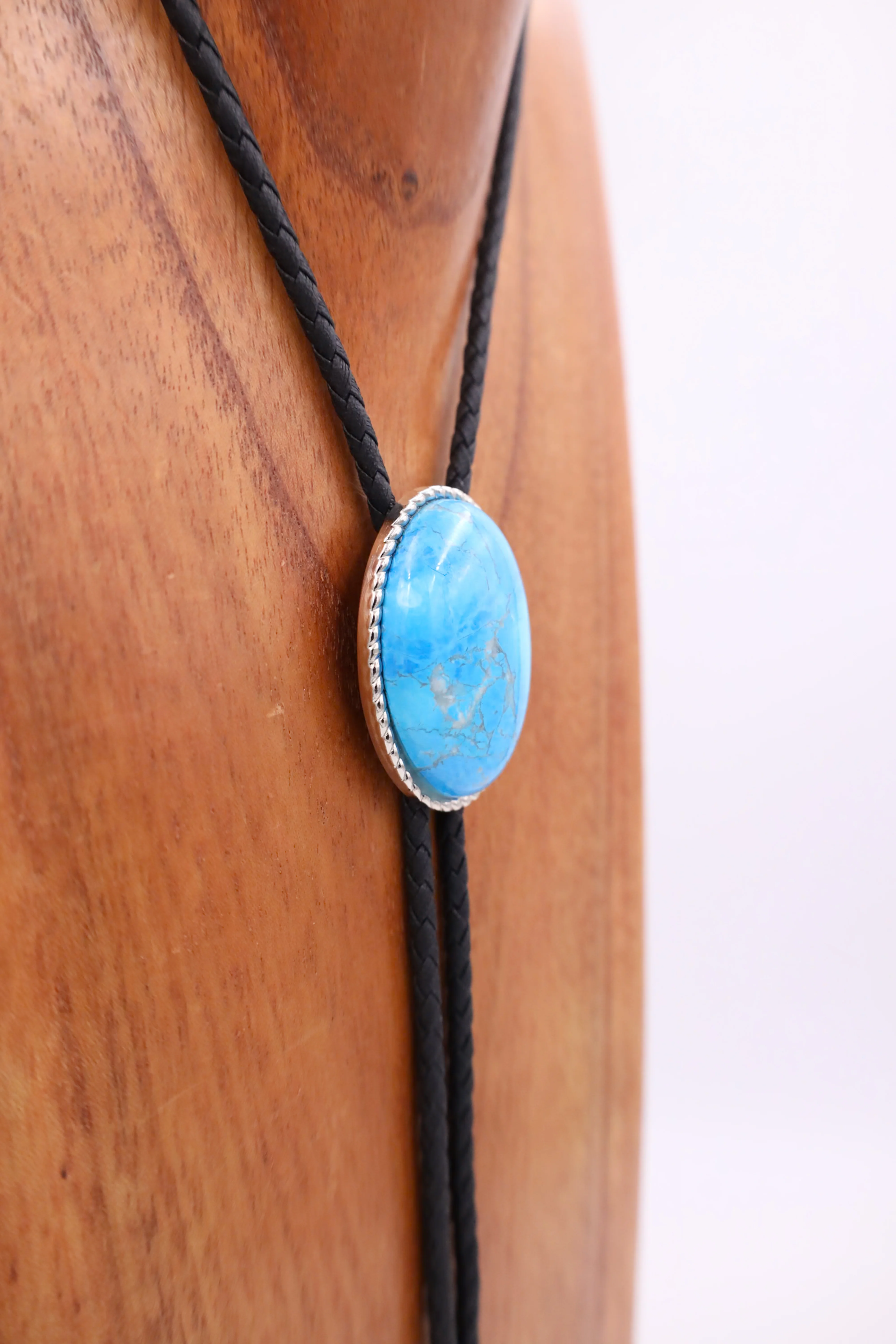 TURQUOISE IMITATION STONE BOLO - Image 4