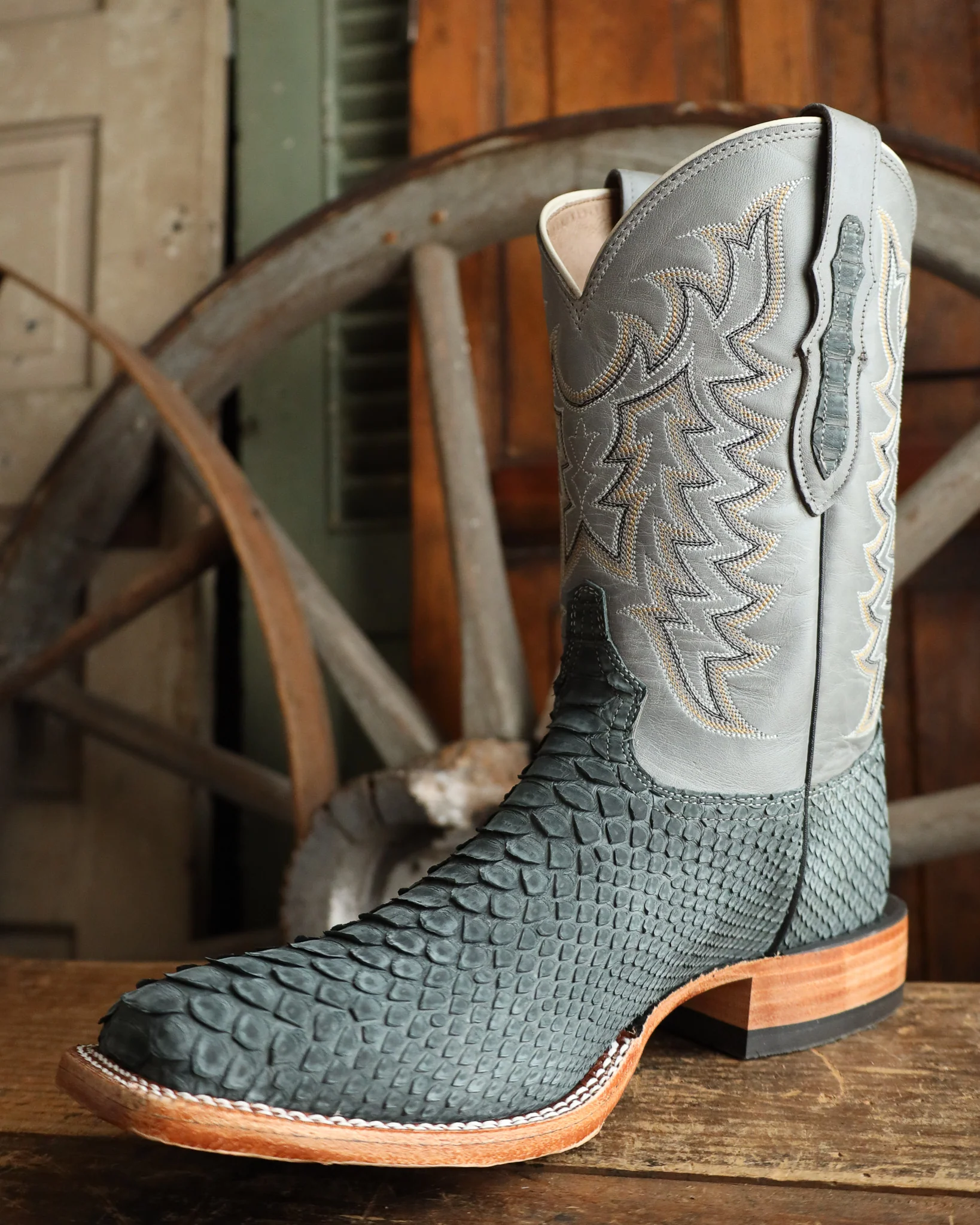 Tony Lama Men's Mario Python 11" Boot - Image 5