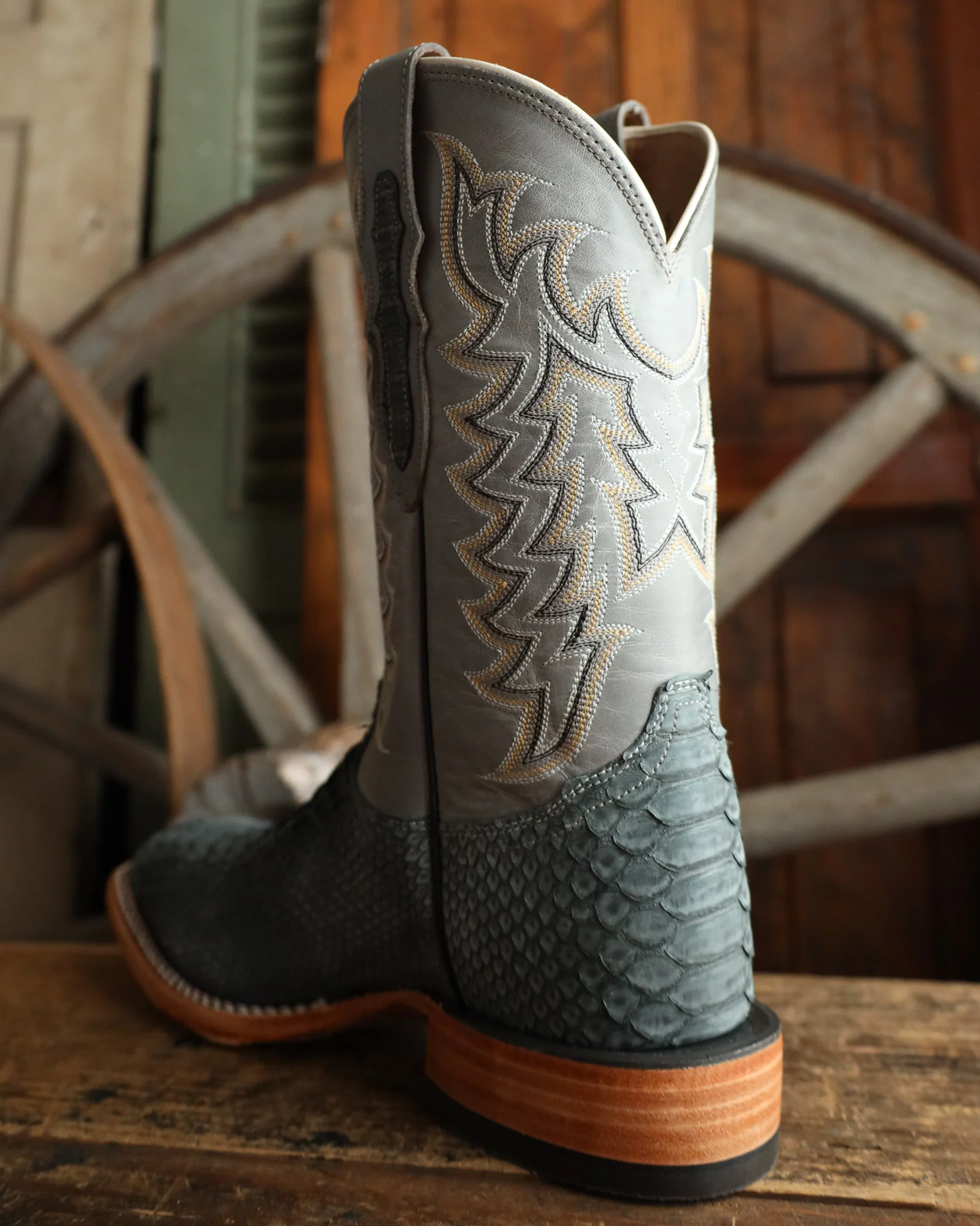 Tony Lama Men's Mario Python 11" Boot - Image 6