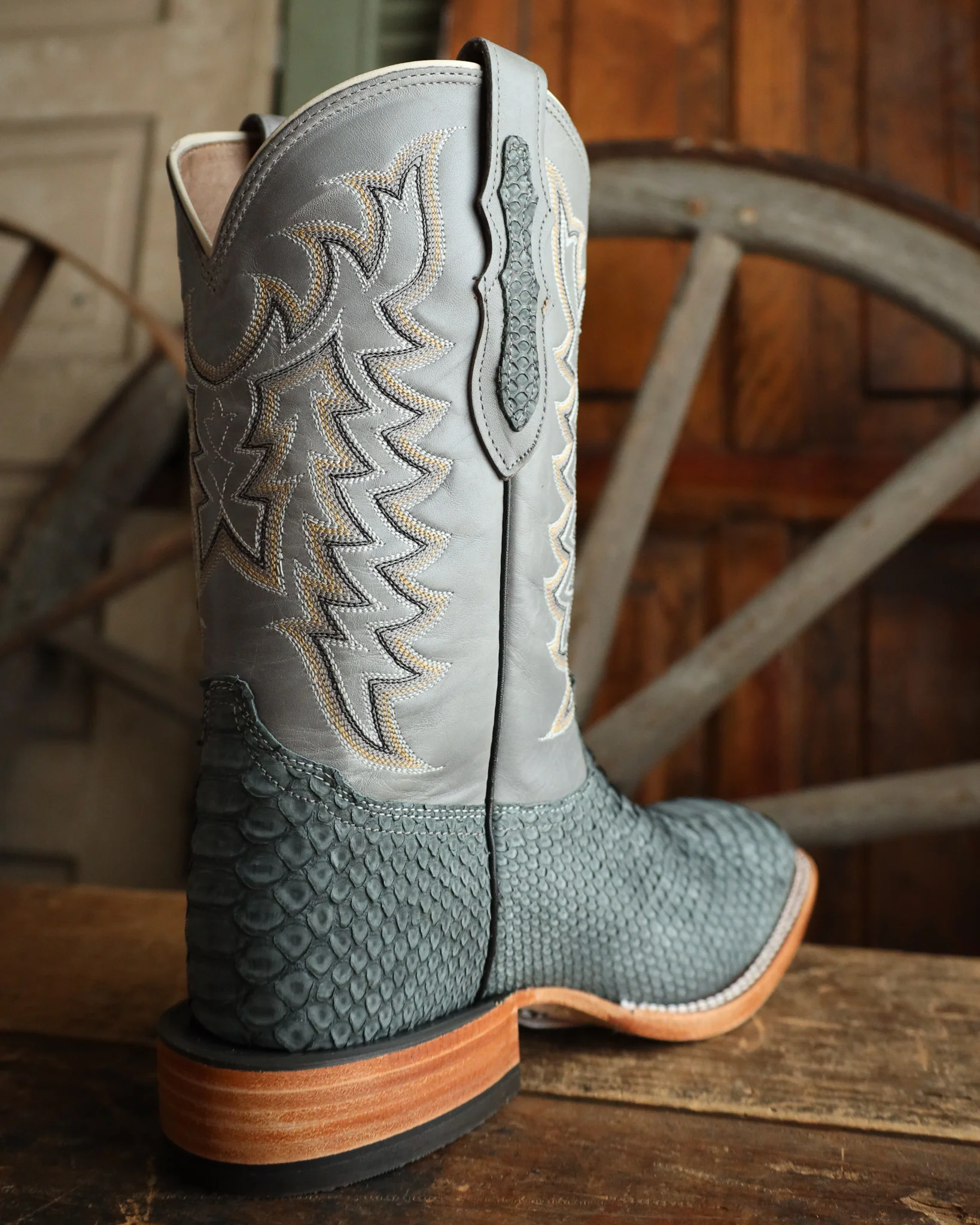 Tony Lama Men's Mario Python 11" Boot - Image 7