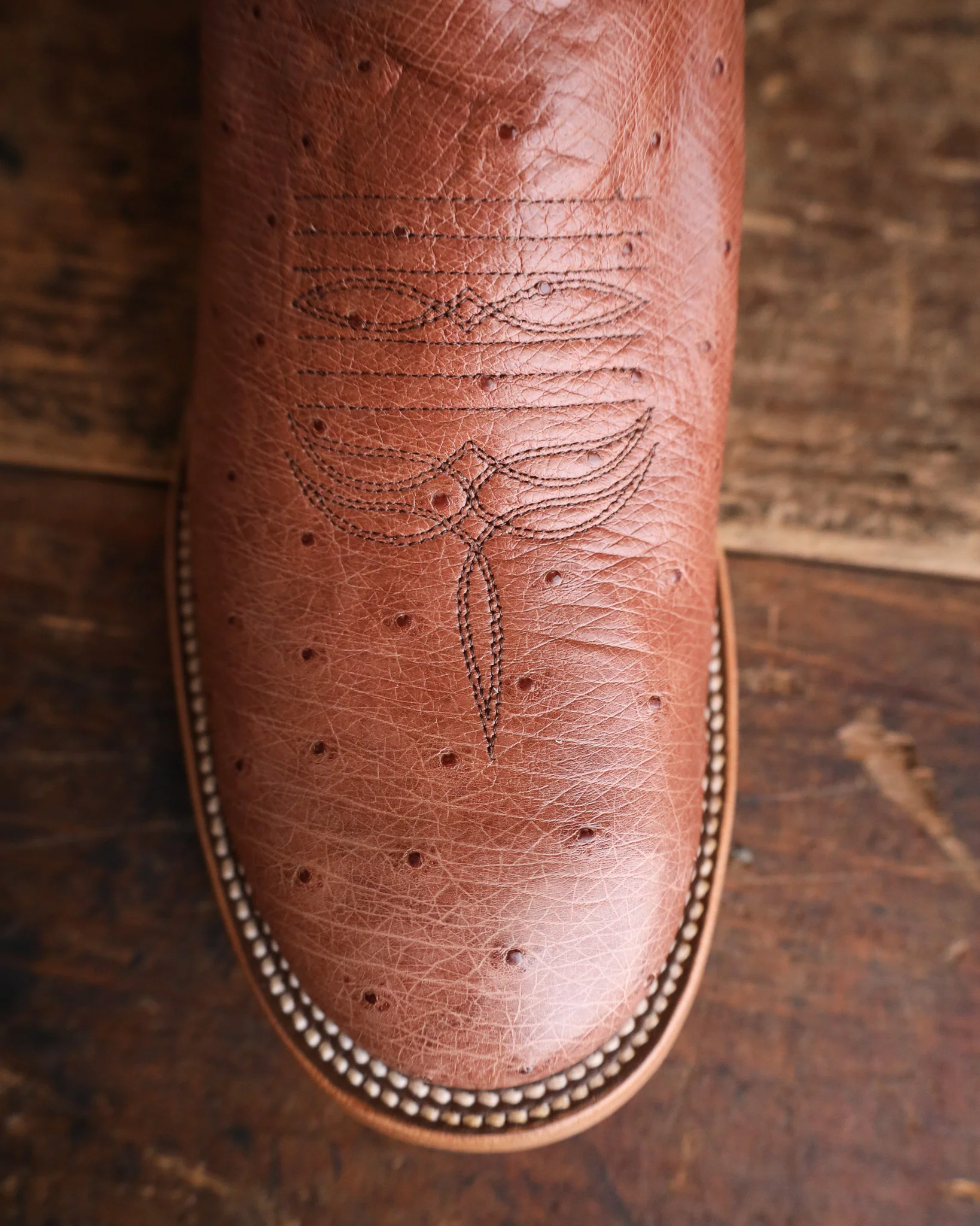 Horse Power Men's Smooth Ostrich Rum 11" Boot - Image 4