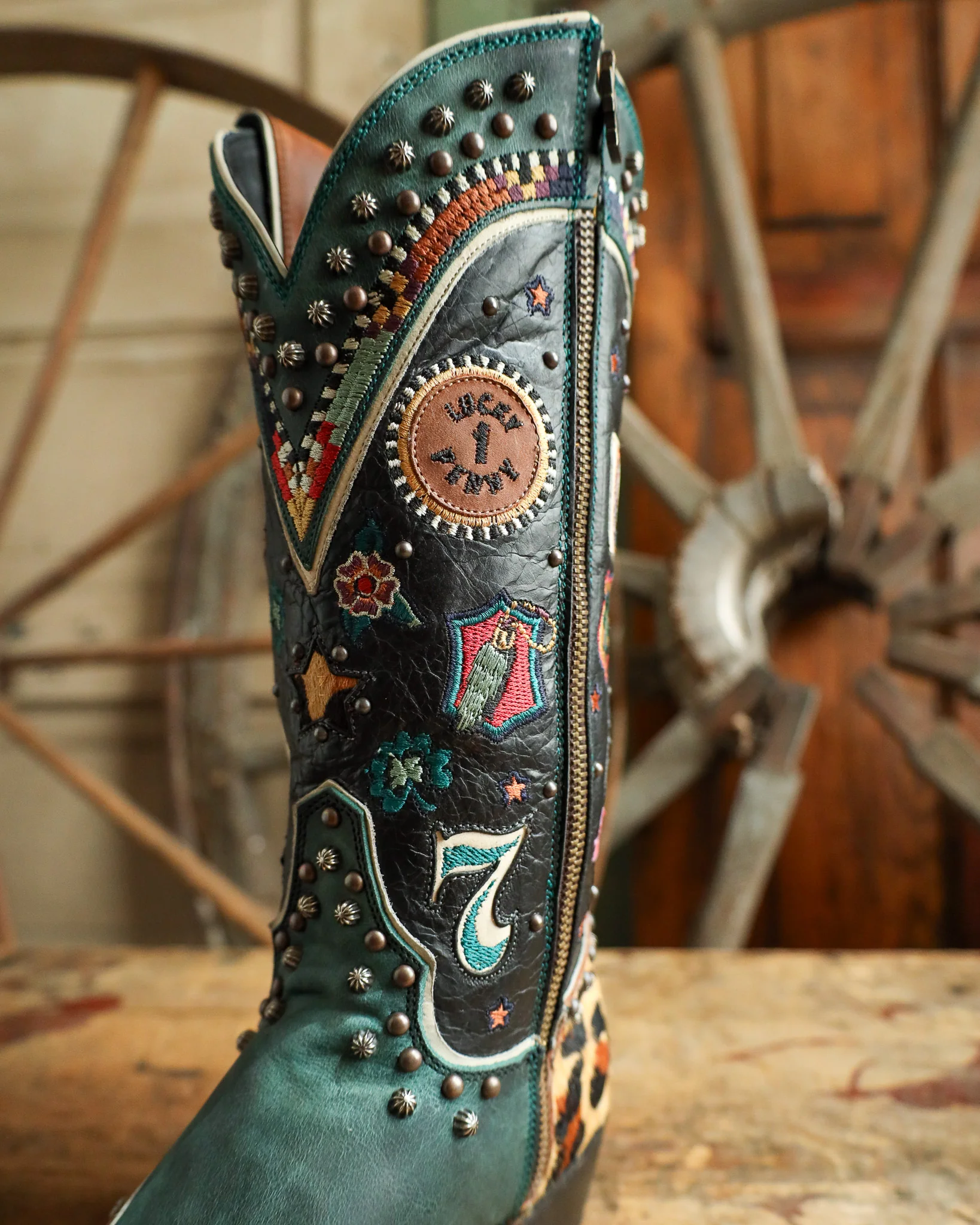 Double D By Old Gringo Women's Lucky You 12" Boot - Image 7