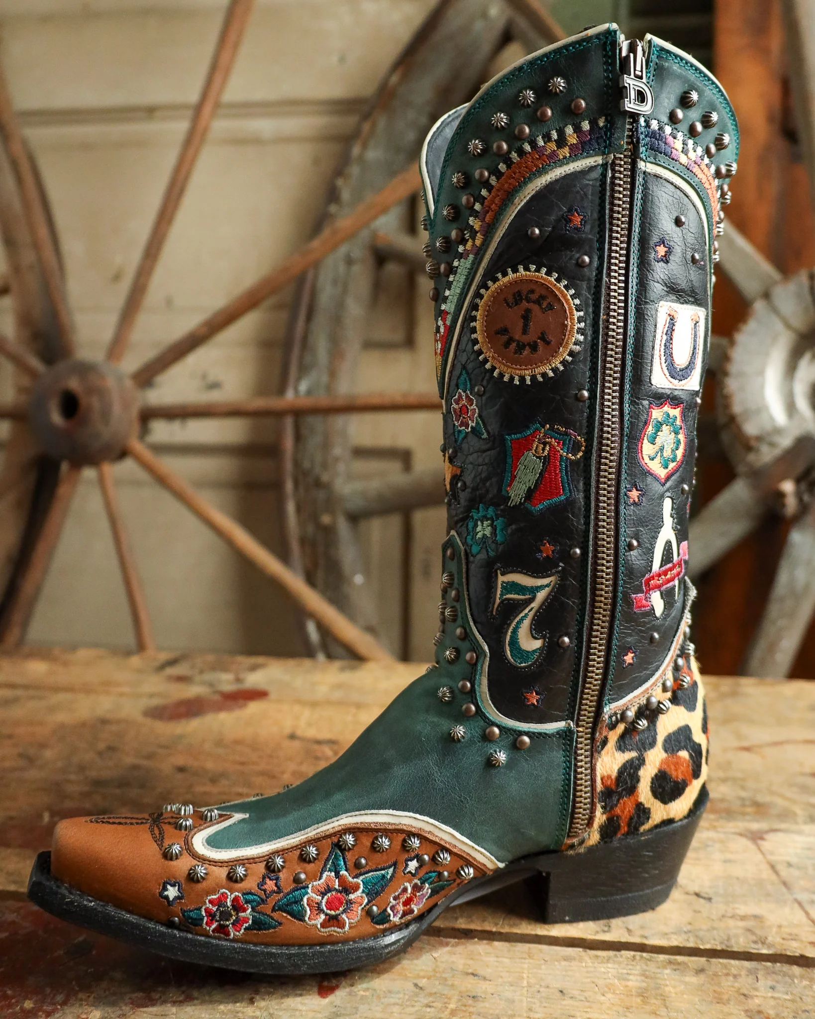 Double D By Old Gringo Women's Lucky You 12" Boot - Image 9