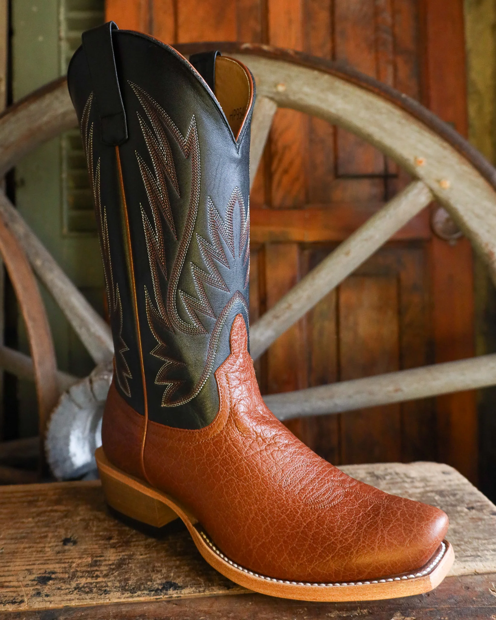 Horse Power Men's Honey Bullfight Shoulder 13" Boot - Image 2