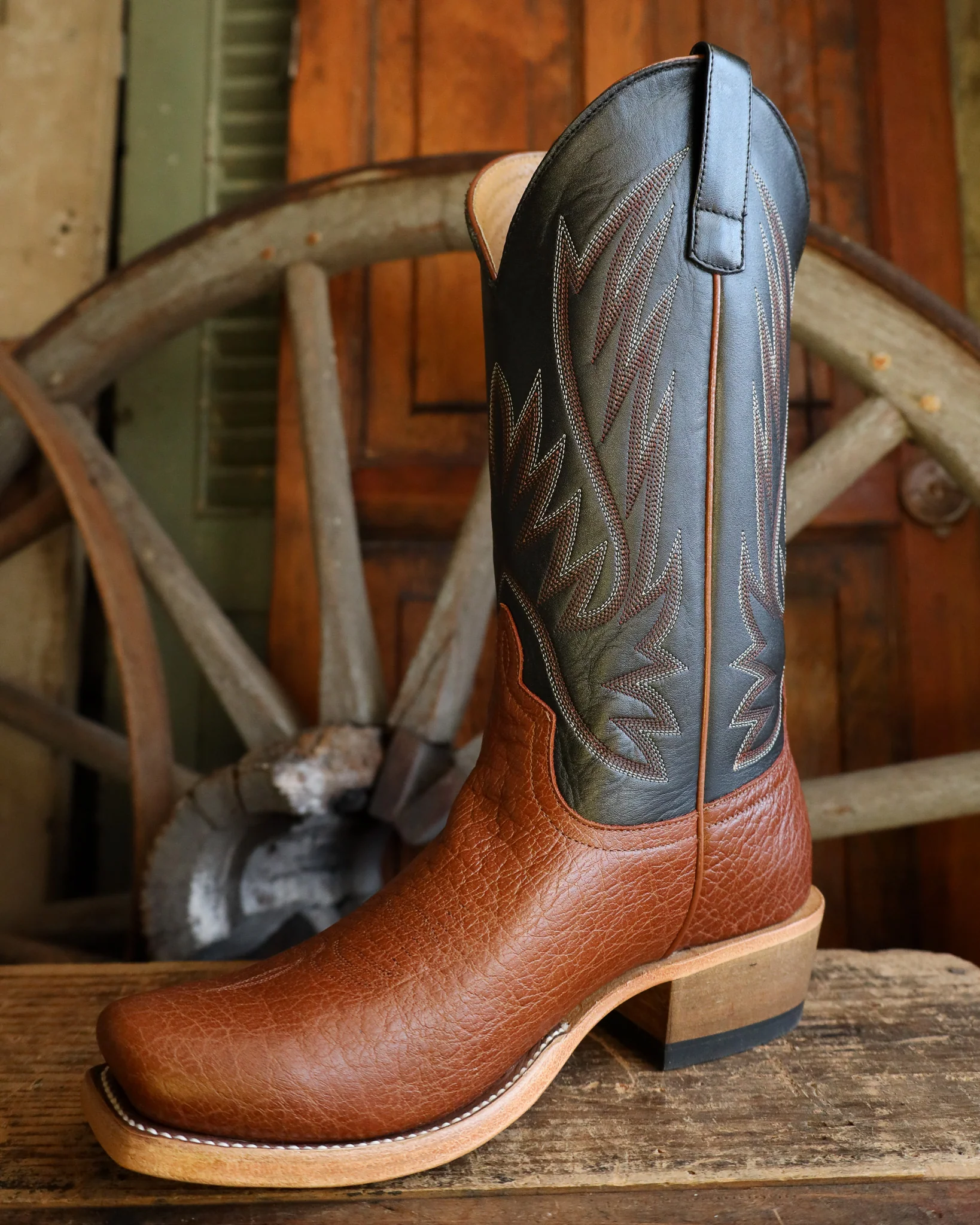 Horse Power Men's Honey Bullfight Shoulder 13" Boot - Image 5