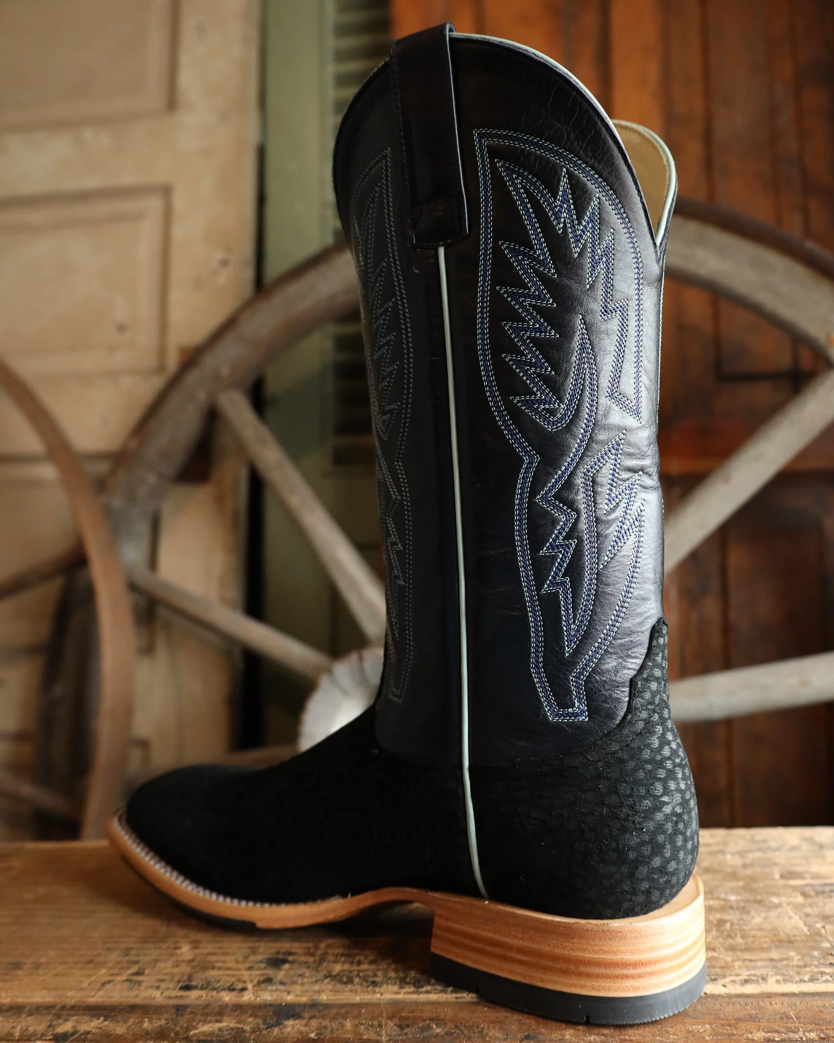 Horse Power Men's Carpincho Black 13" Boot - Image 6
