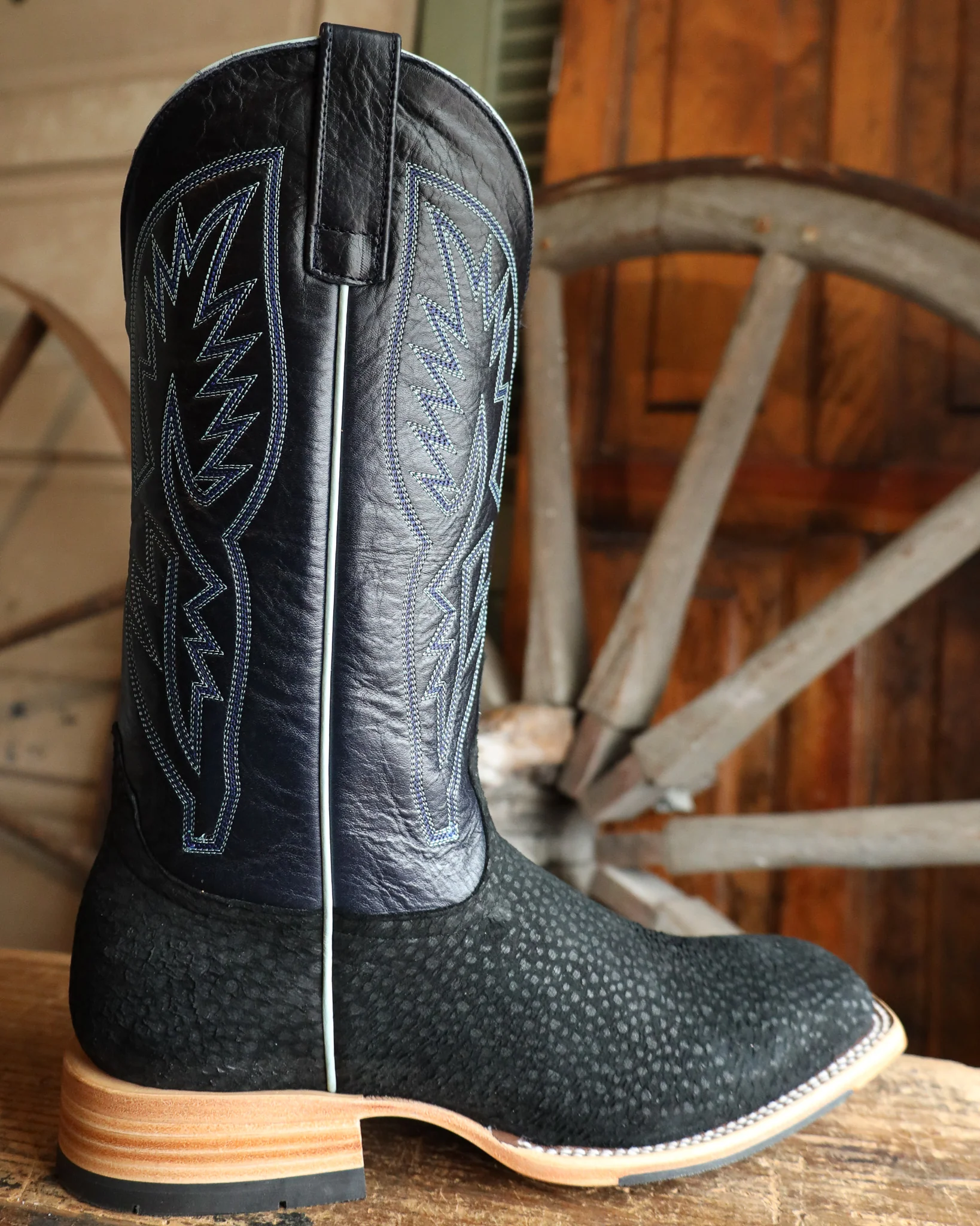 Horse Power Men's Carpincho Black 13" Boot - Image 8