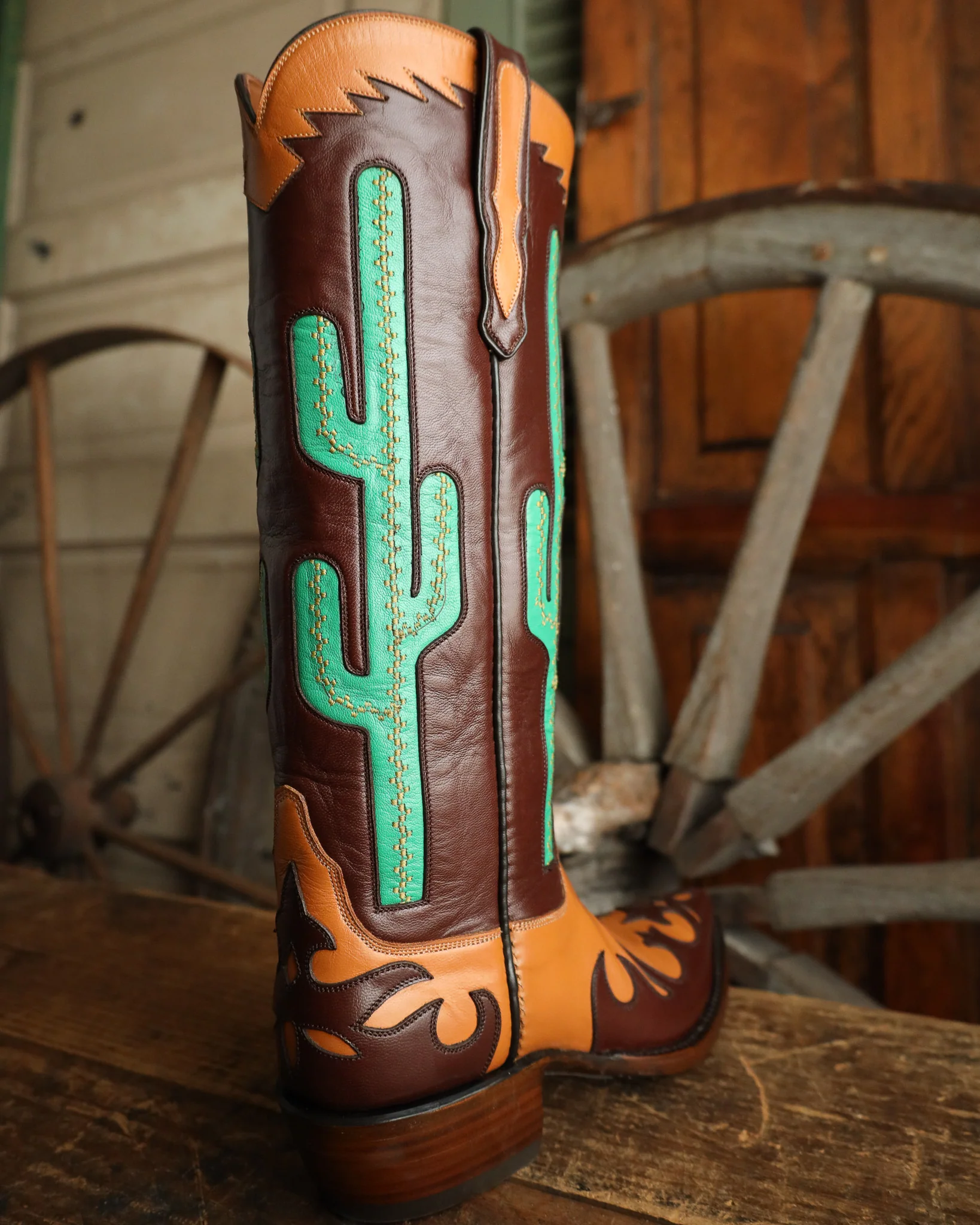 Maverick Exclusive Cactus Sagebrush Kidd 15" Boot - Image 7