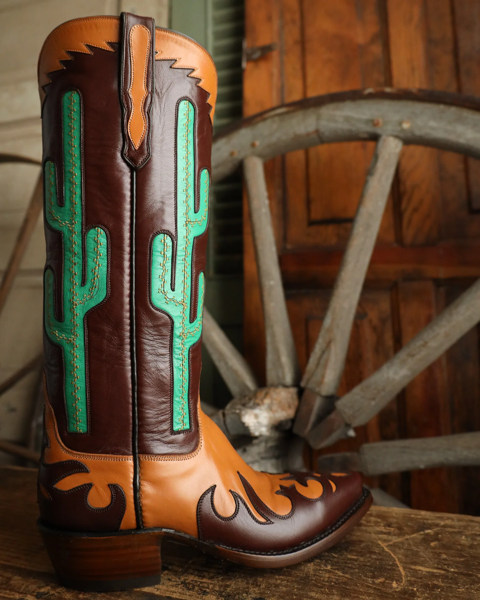 Maverick Exclusive Cactus Sagebrush Kidd 15" Boot - Image 9