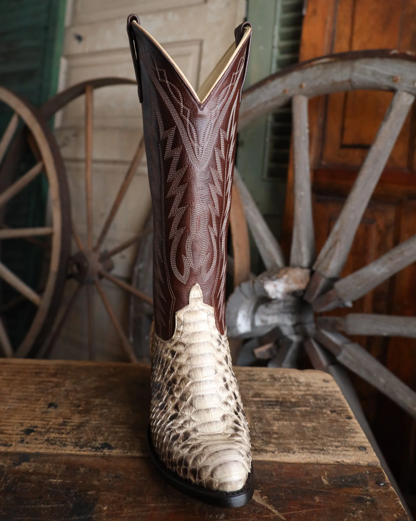 Macie Bean Women's Python Back Cut 15" Boot - Image 3