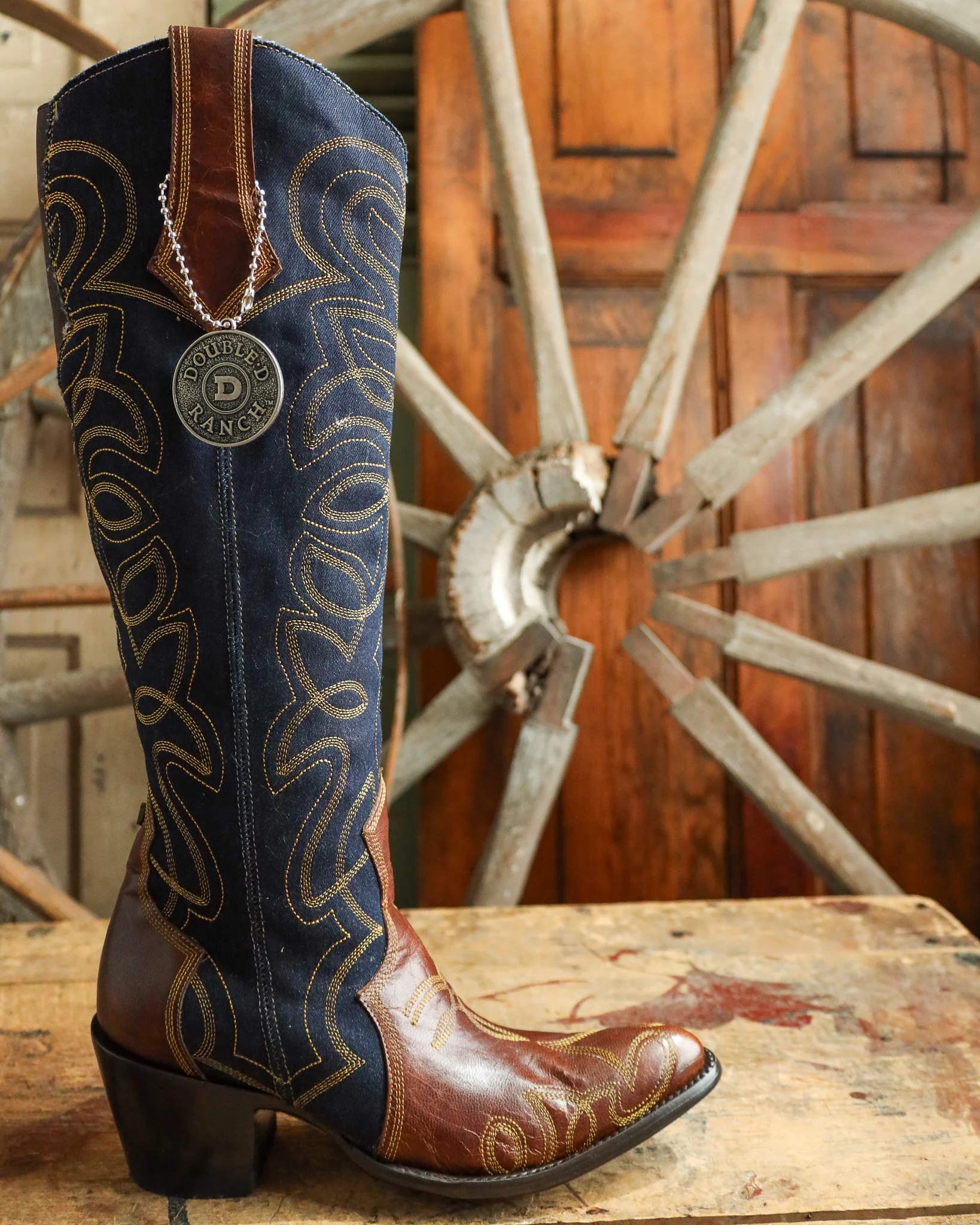 Double D By Old Gringo Women's Favorite Jean 18" Boot