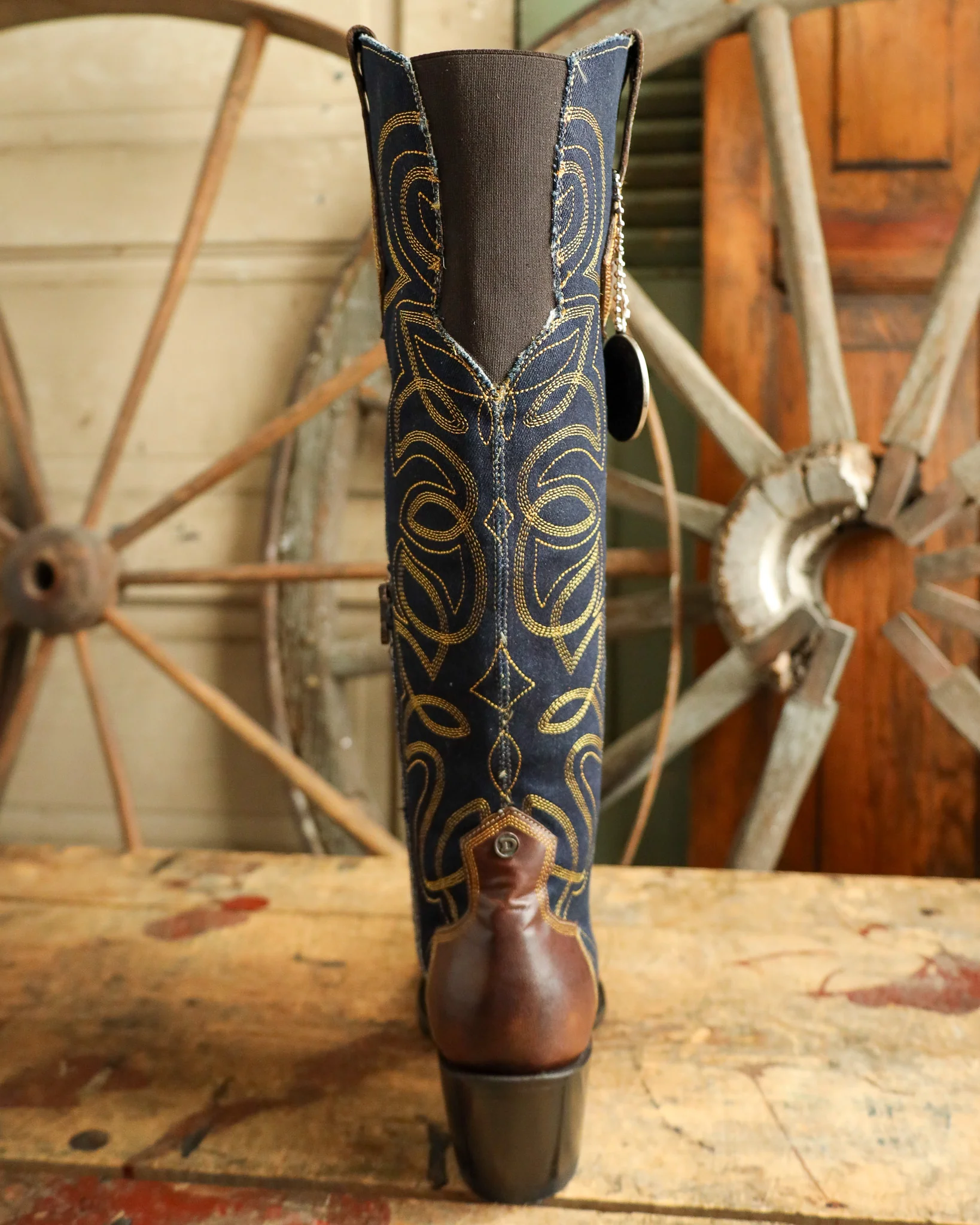 Double D By Old Gringo Women's Favorite Jean 18" Boot - Image 6