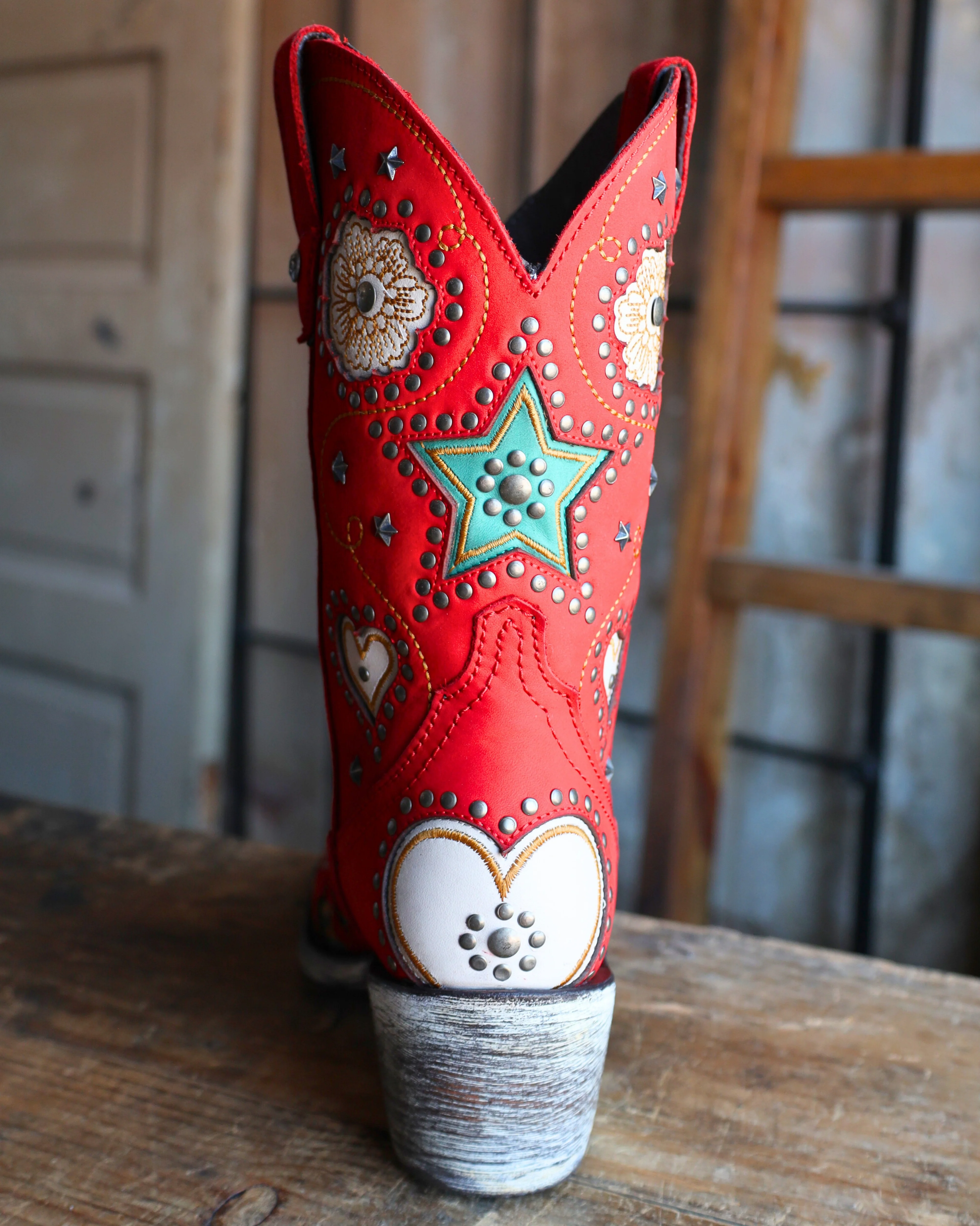 Liberty Black Anabella Nubuck Grace Rojo 10" Boot - Image 7