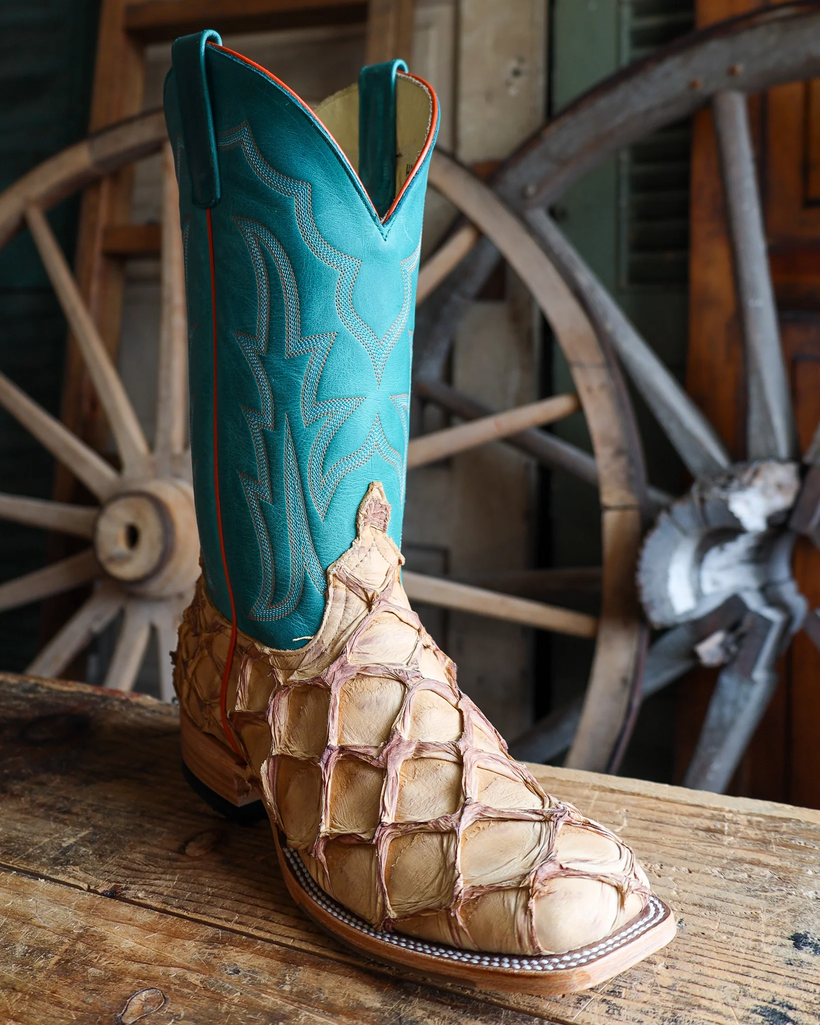 HORSE POWER MEN'S ANTIQUE SADDLE BIG BASS 13" BOOT - Image 2