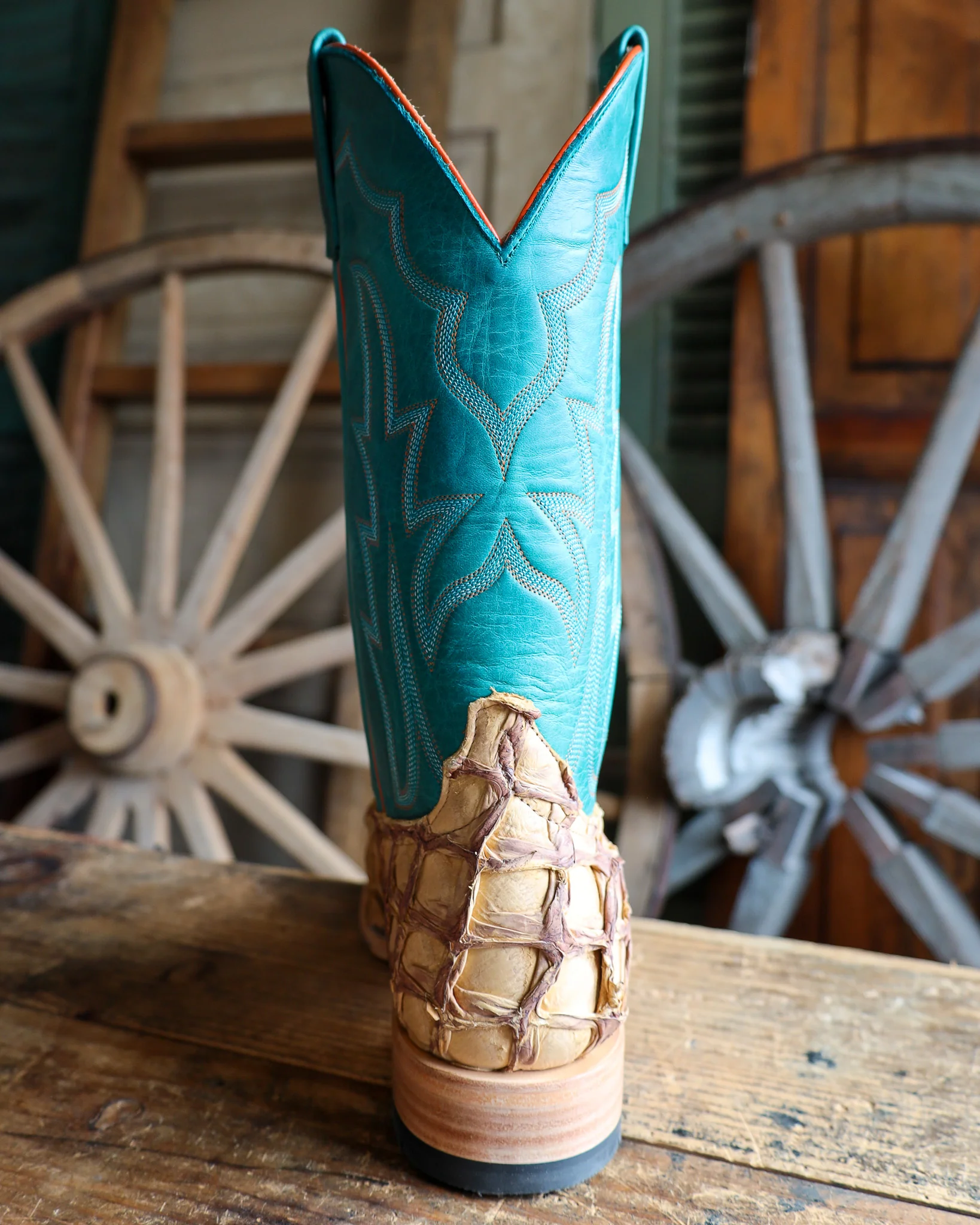 HORSE POWER MEN'S ANTIQUE SADDLE BIG BASS 13" BOOT - Image 7