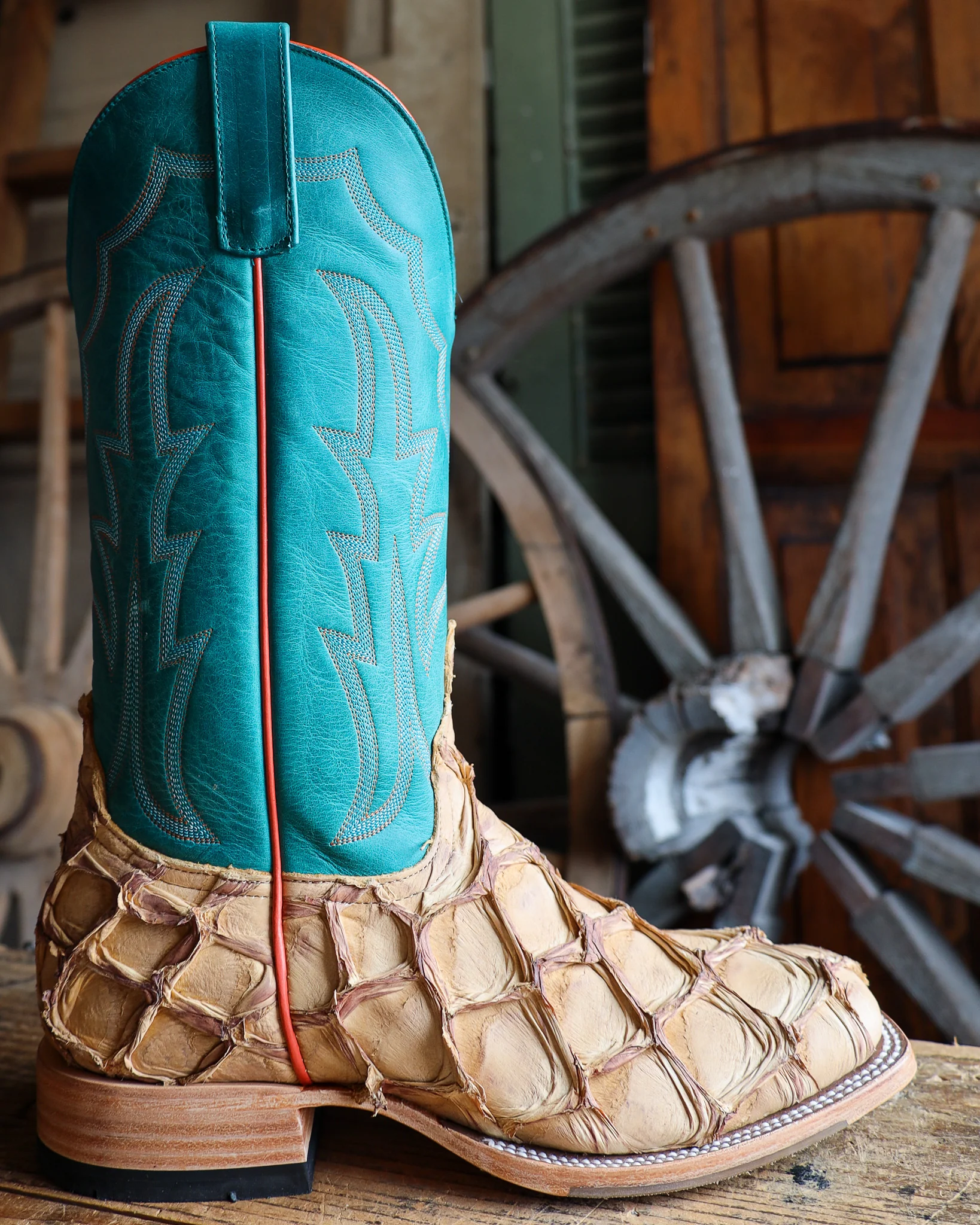 HORSE POWER MEN'S ANTIQUE SADDLE BIG BASS 13" BOOT - Image 9