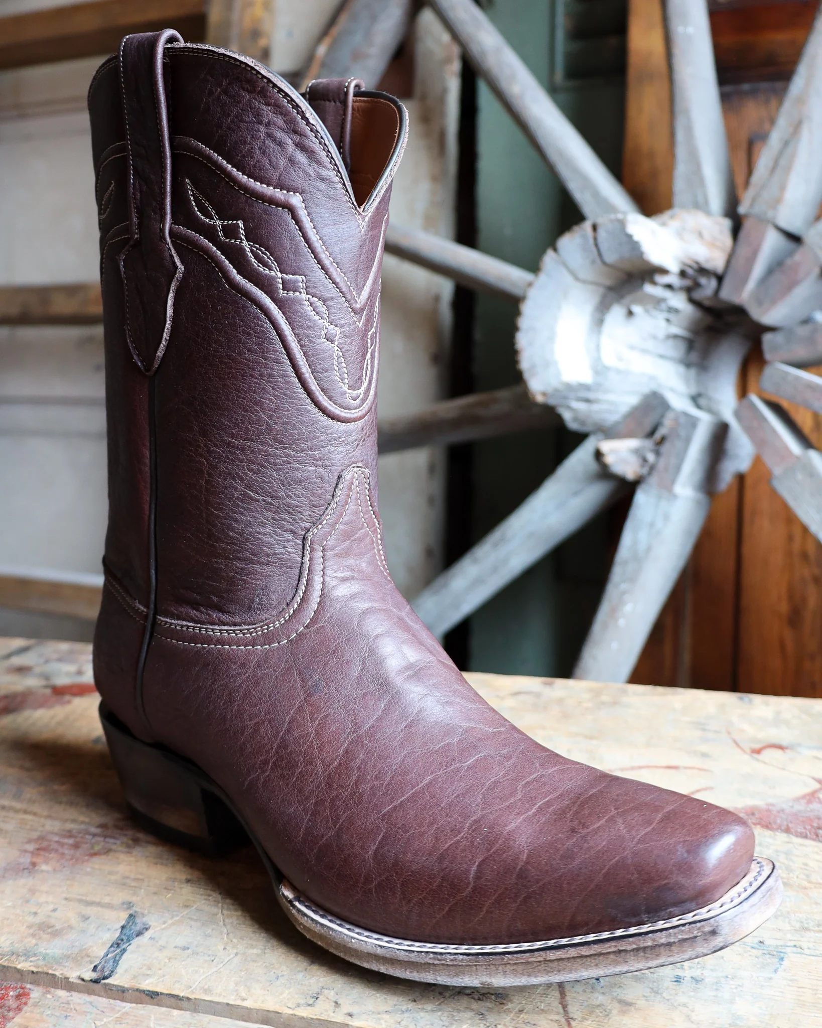 BLACK JACK MEN'S BISON CHOCOLATE 12" BOOT - Image 2