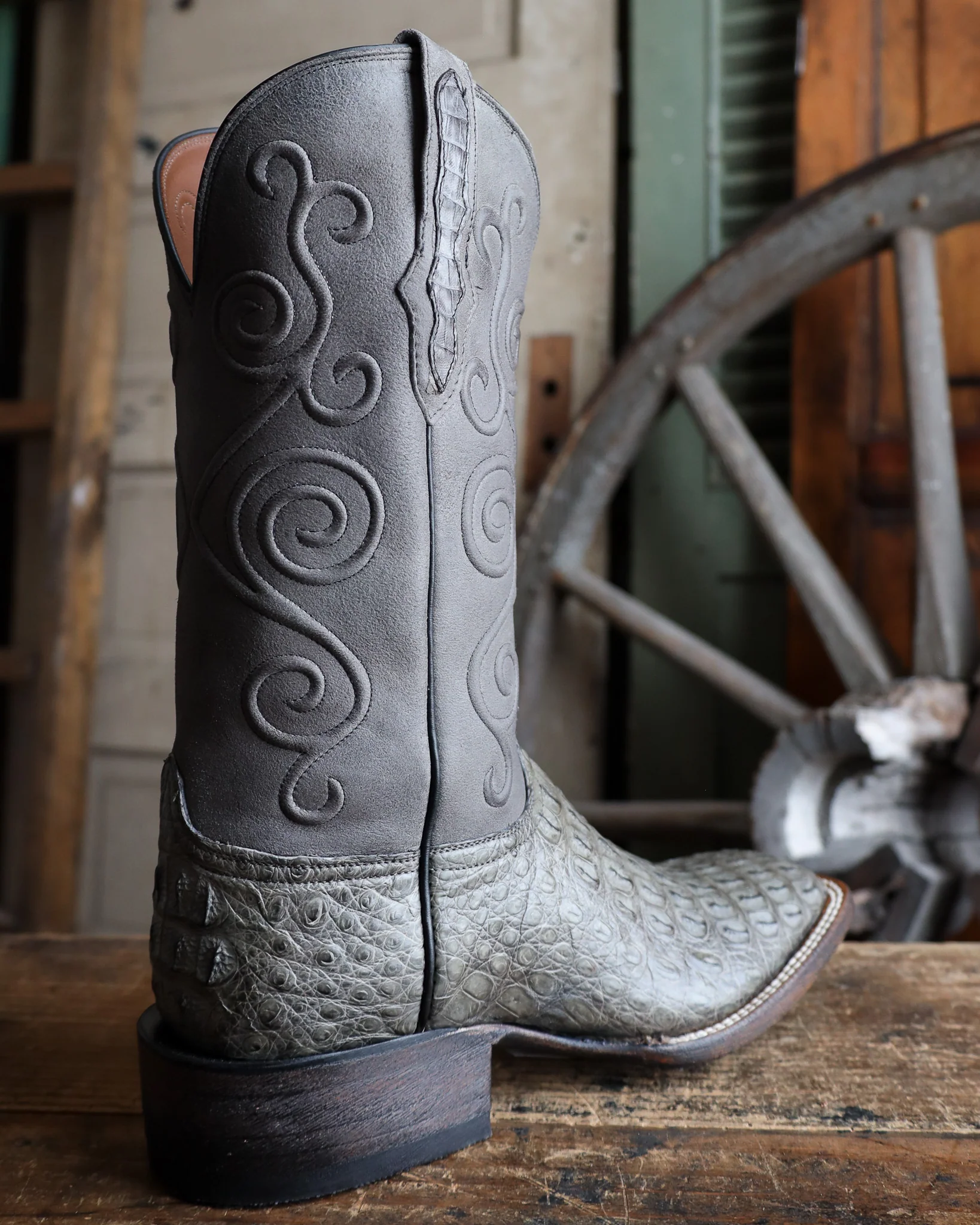 BLACK JACK MEN'S CAIMAN DARK GREY 13" BOOT - Image 7