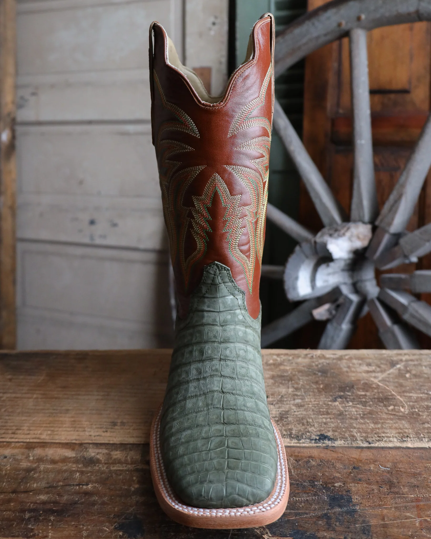 R. WATSON MEN'S CAIMAN OLIVE 13" BOOT - Image 3