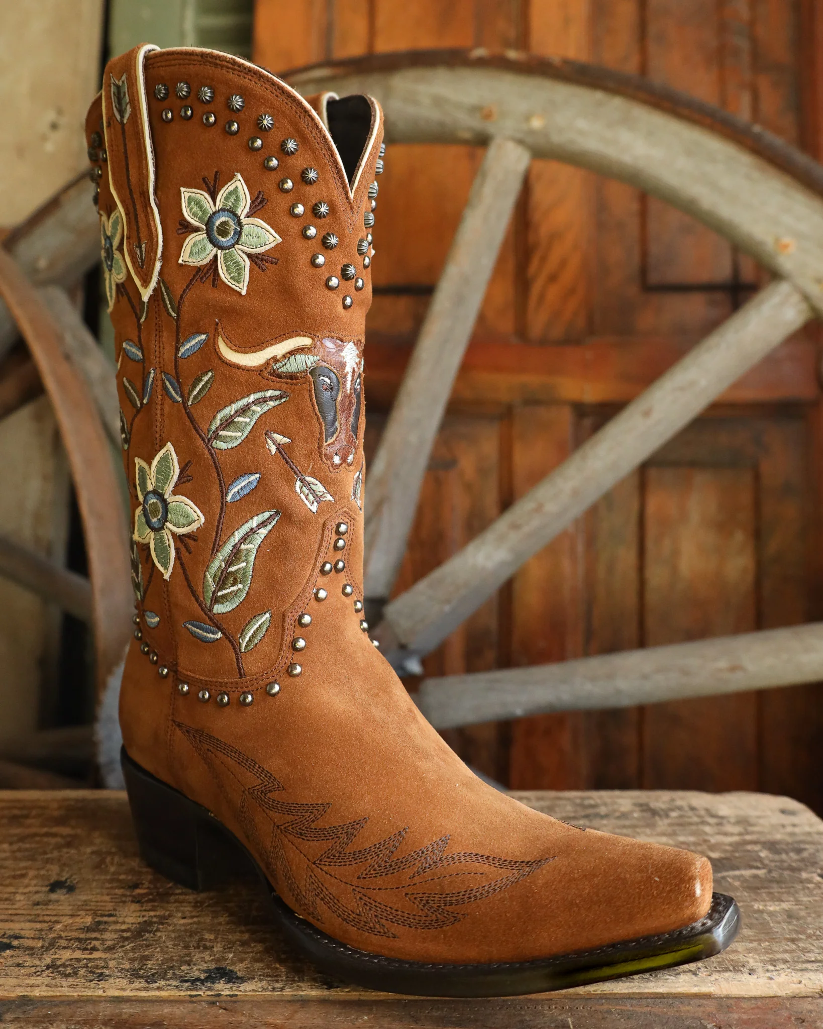 Double D By Old Gringo Days Of Longhorn 13" Boot - Image 2