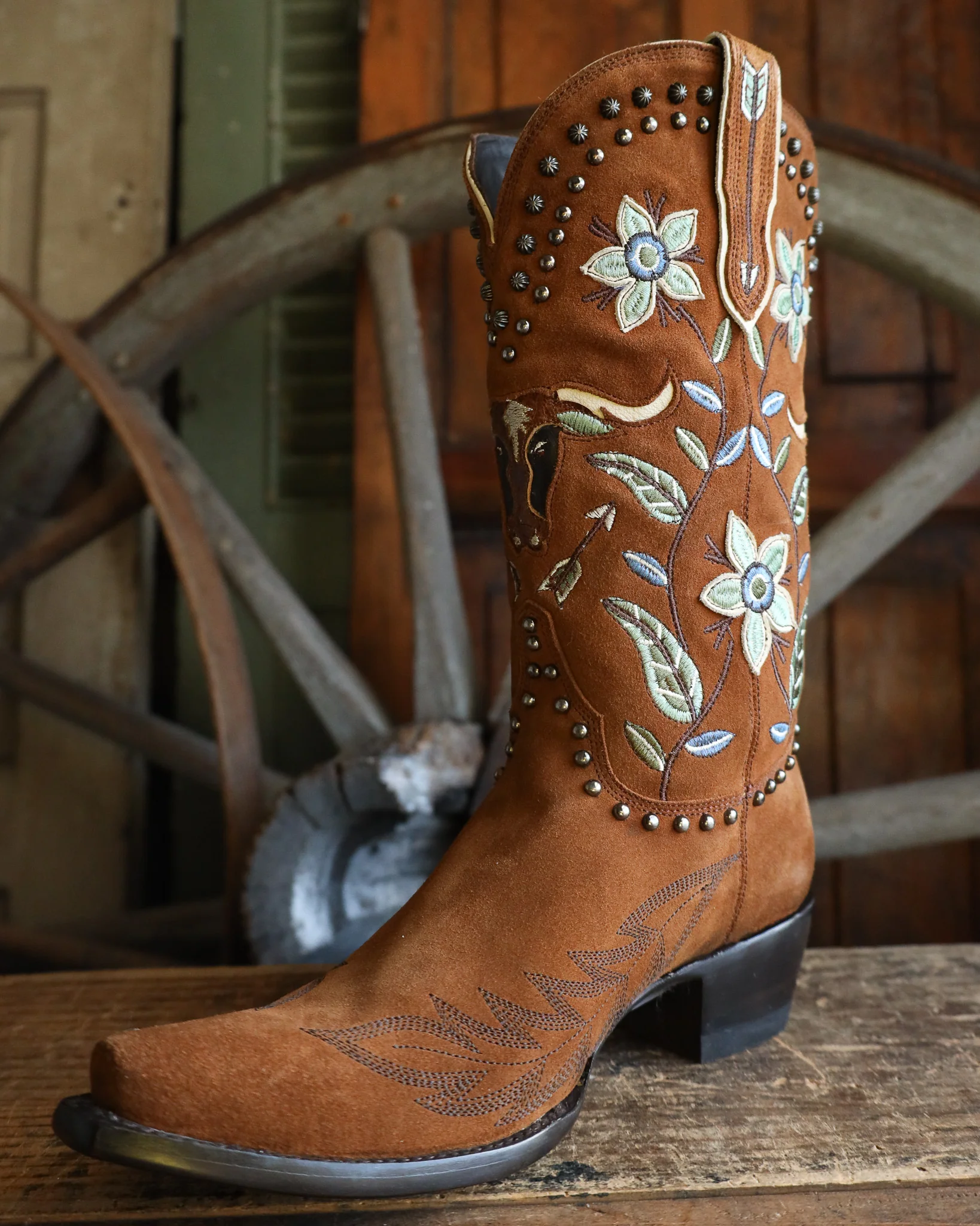 Double D By Old Gringo Days Of Longhorn 13" Boot - Image 5