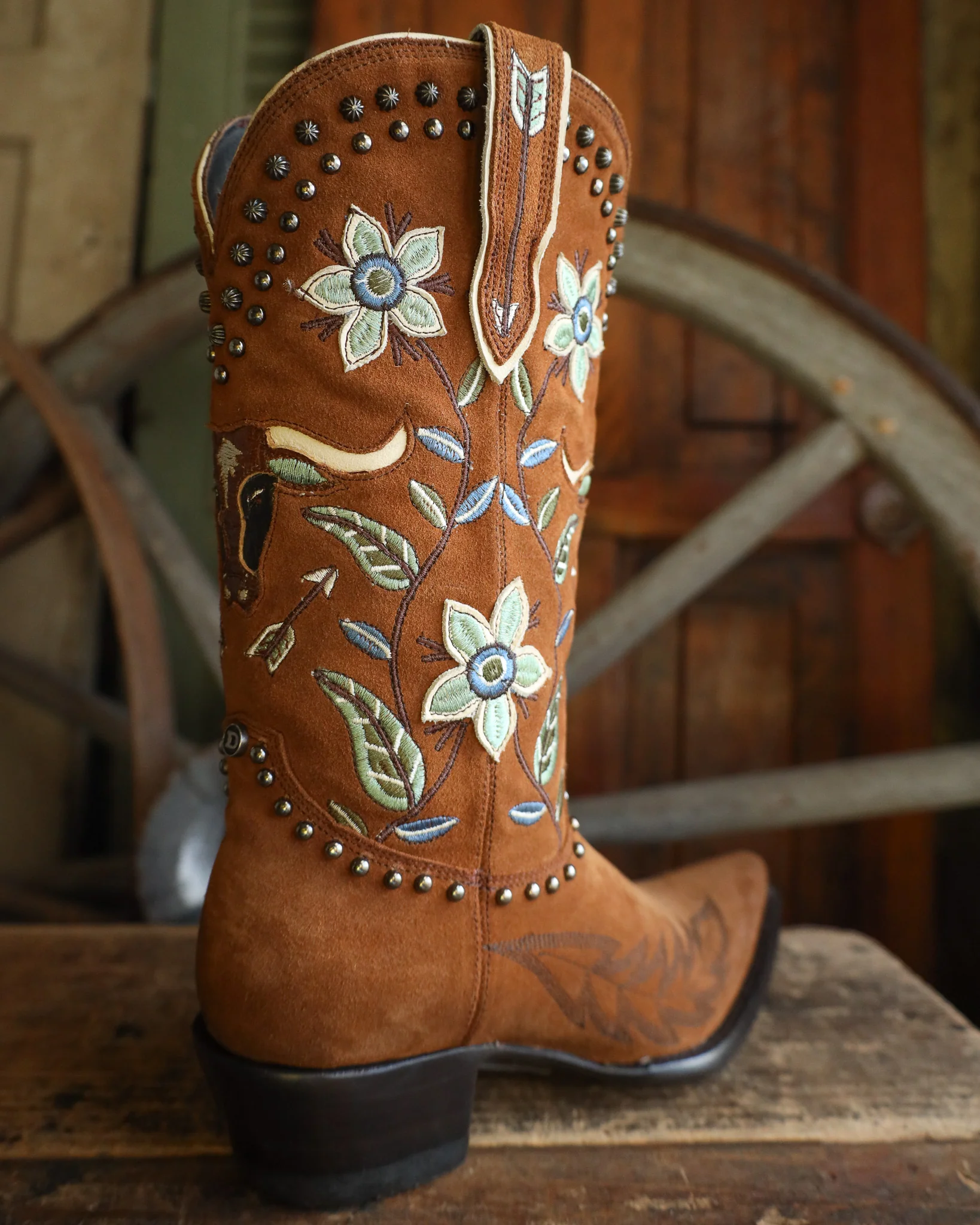 Double D By Old Gringo Days Of Longhorn 13" Boot - Image 8