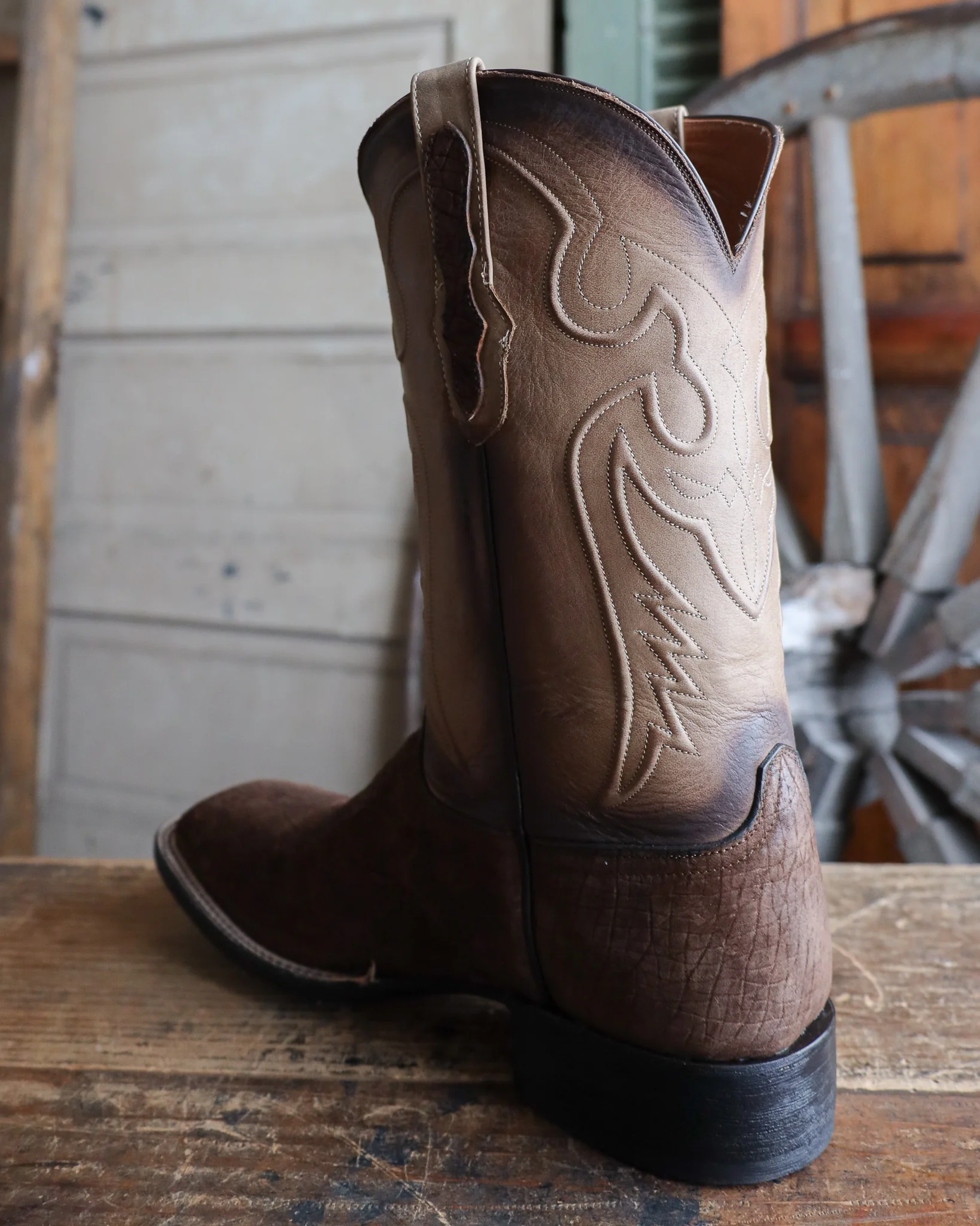Maverick Exclusive BLACK JACK MEN'S HIPPO TAN BOOT - Image 6
