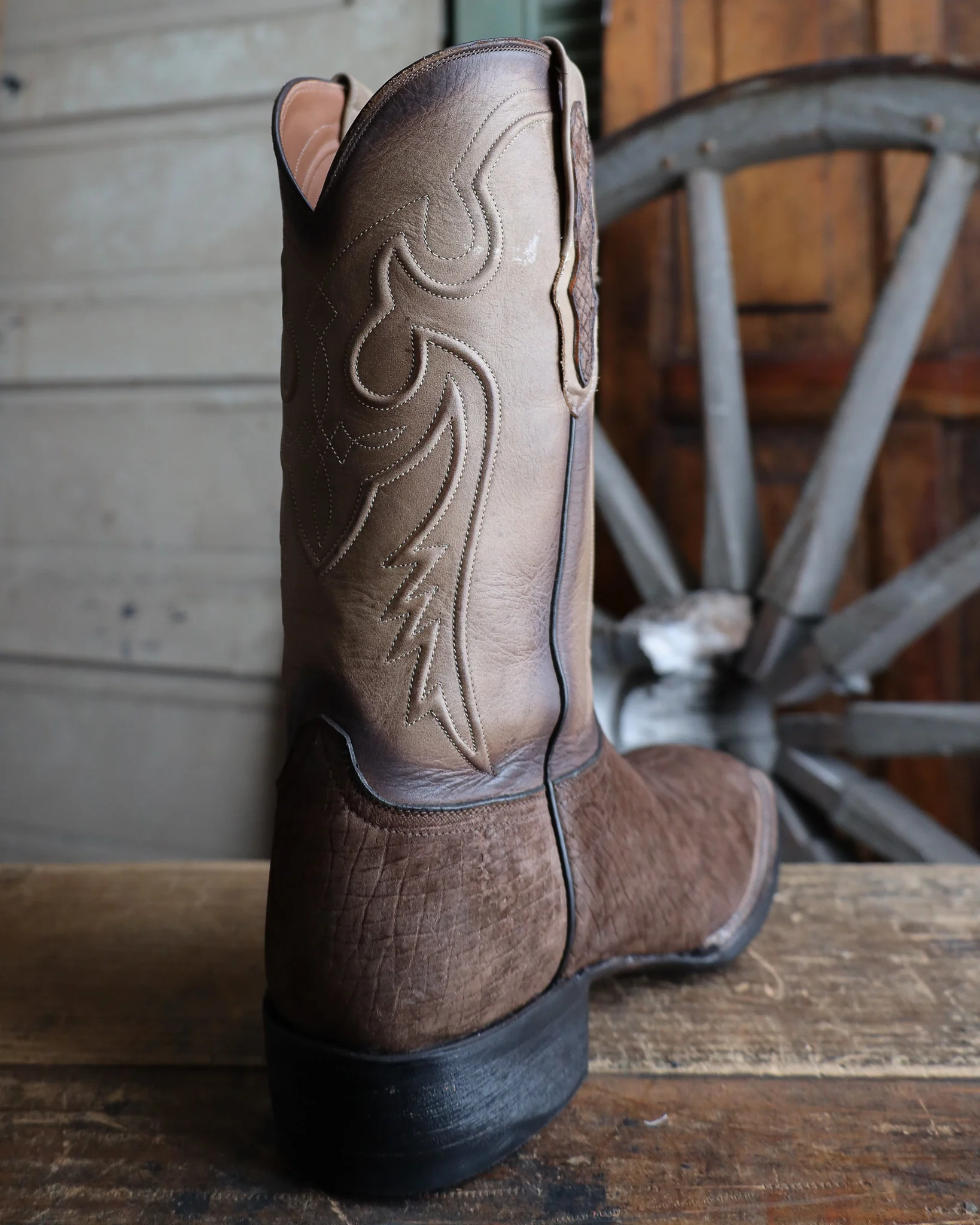 Maverick Exclusive BLACK JACK MEN'S HIPPO TAN BOOT - Image 7