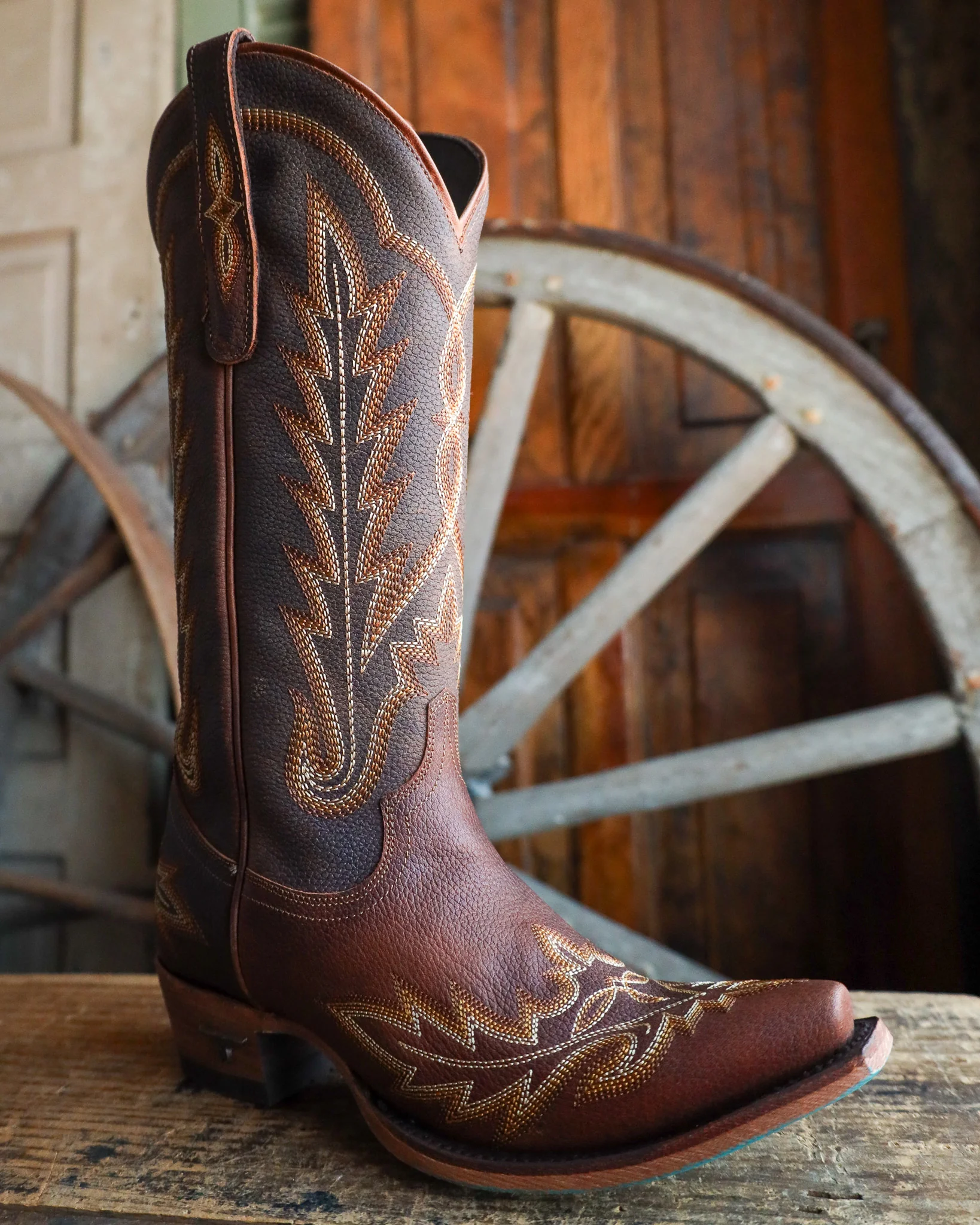 Lane Boots Women's Lexington 13" Boot- Cognac - Image 2