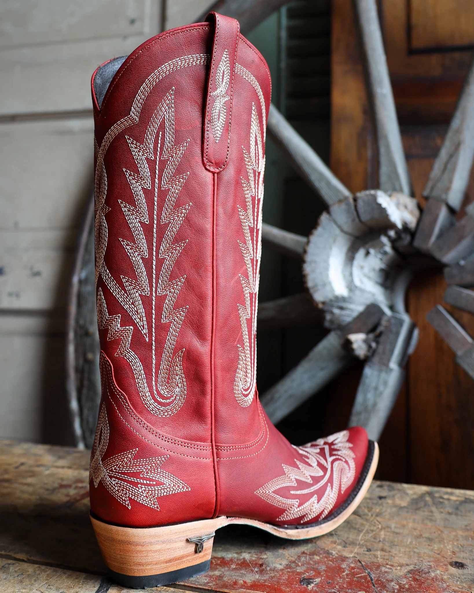 Lane Boots Women's Lexington 13" Boot - Smoldering Ruby - Image 7