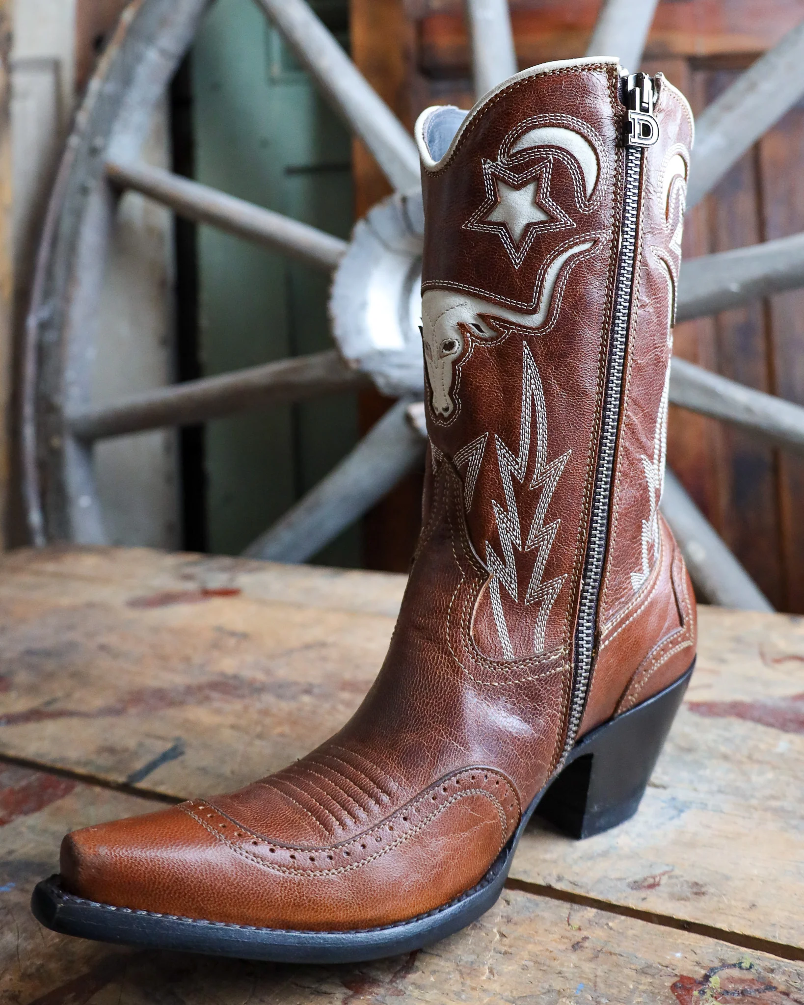 DOUBLE D RANCH BY OLD GRINGO WOMEN'S LONGHORN PEE WEE BOOT - Image 7