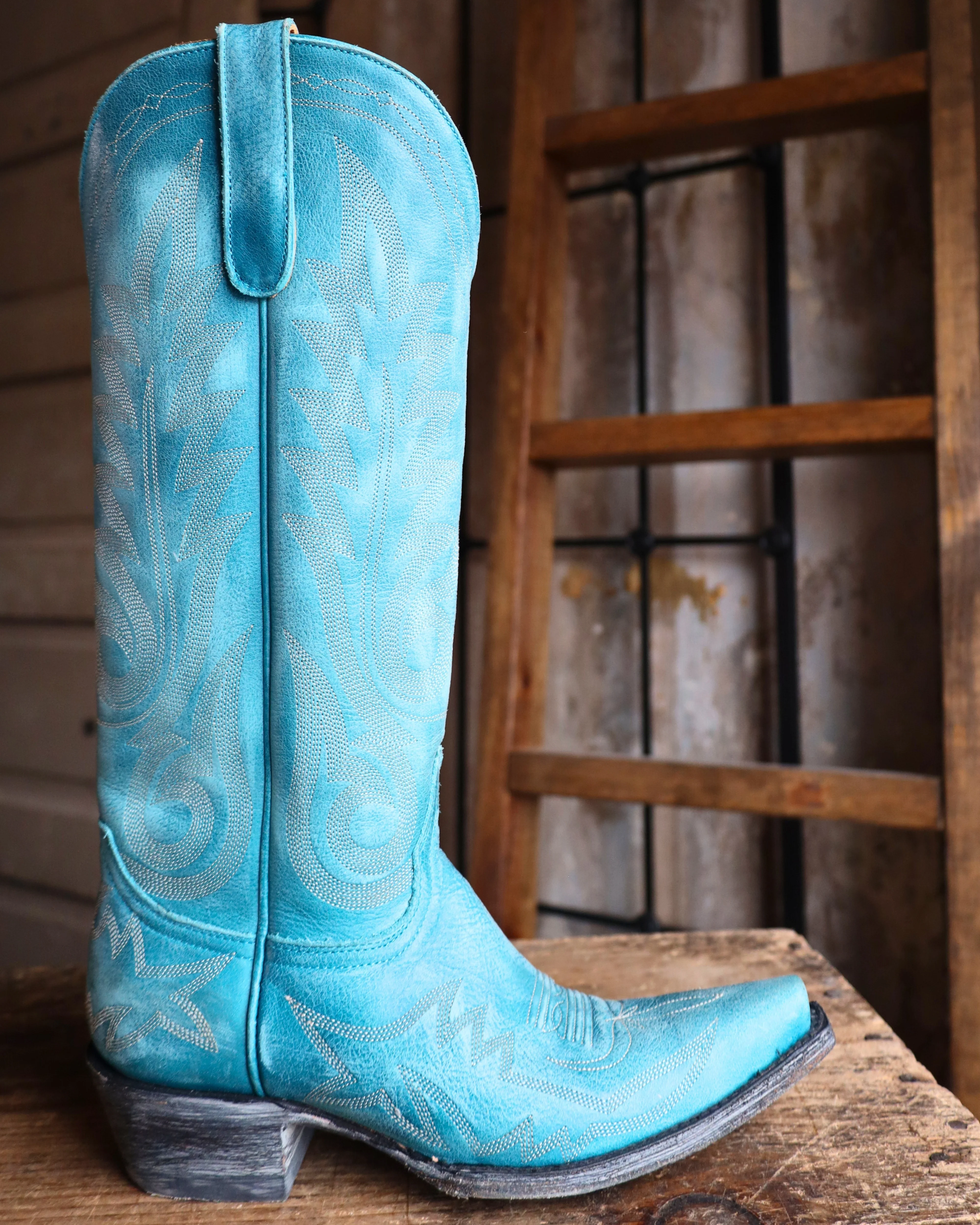 MAVERICK EXCLUSIVE OLD GRINGO WOMEN'S NEVADA TURQUOISE 15" BOOT - Image 13