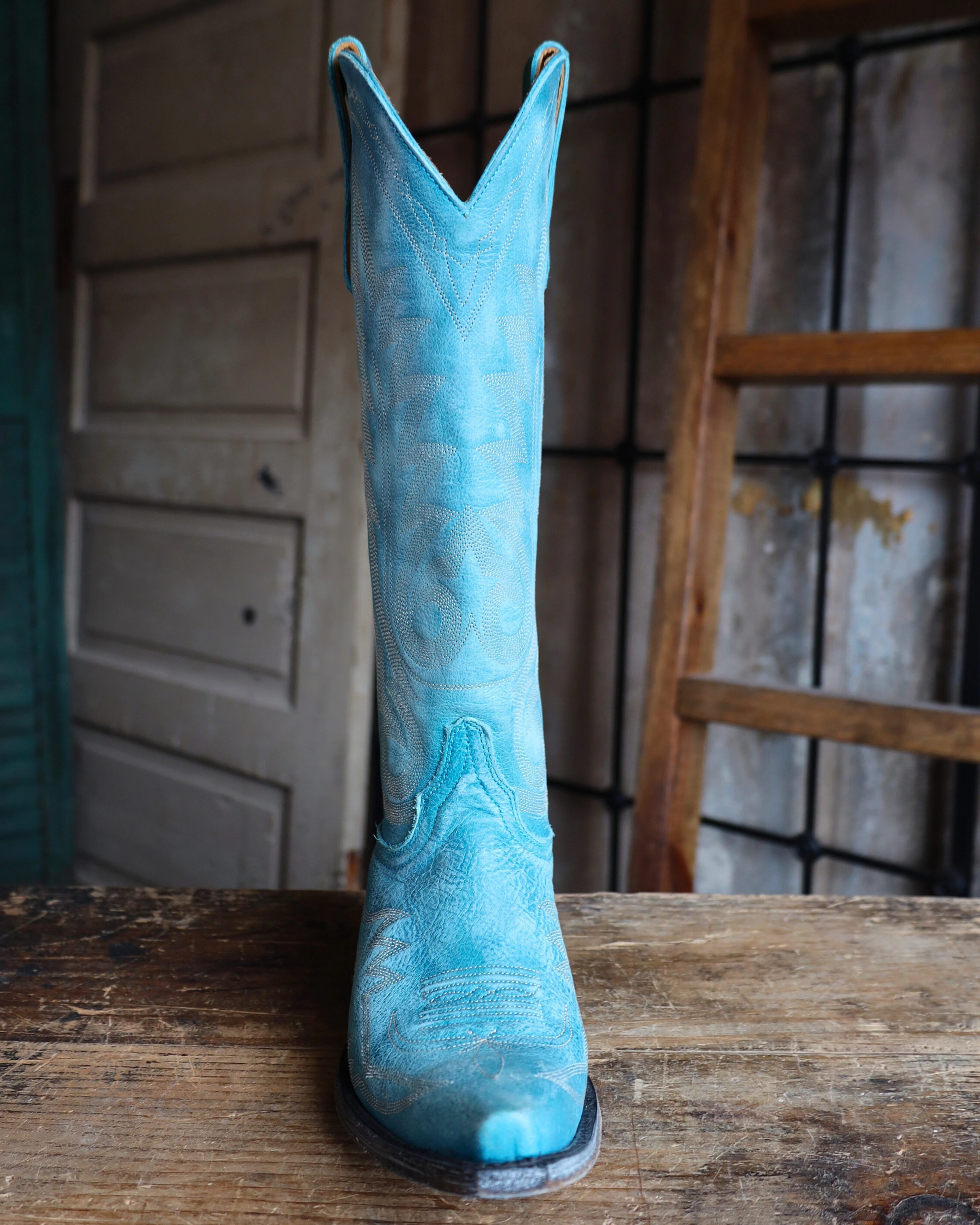 MAVERICK EXCLUSIVE OLD GRINGO WOMEN'S NEVADA TURQUOISE 15" BOOT - Image 4